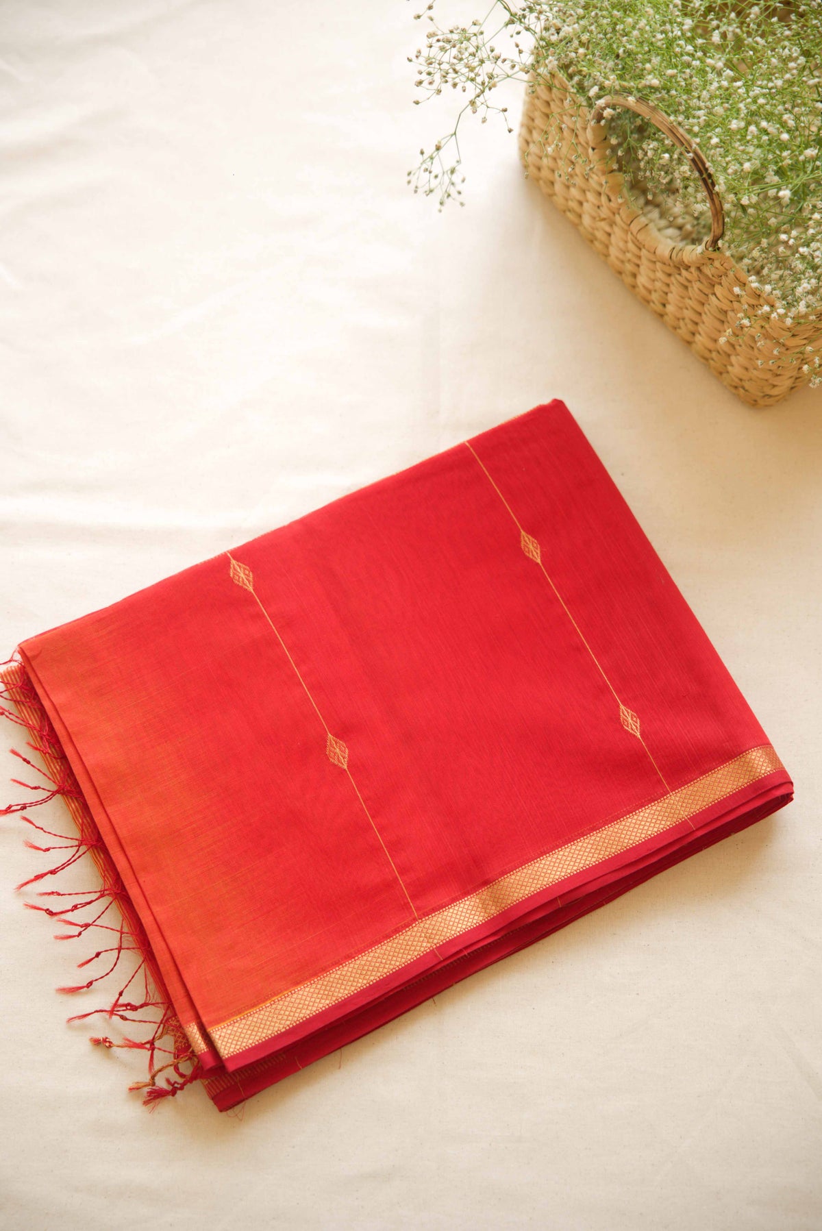 Maheshwari Silk Cotton Saree M035