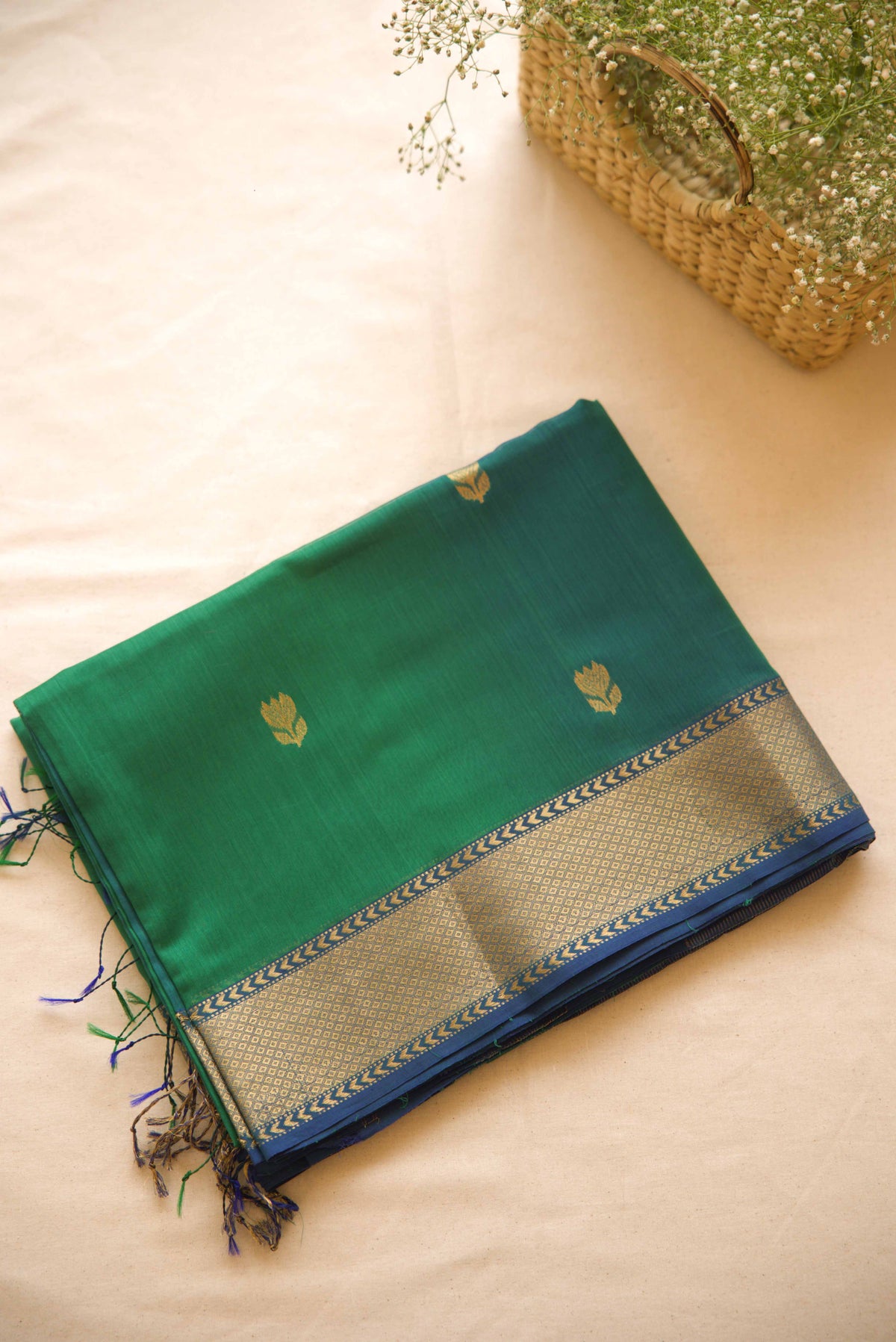 Maheshwari Silk Cotton Saree M036