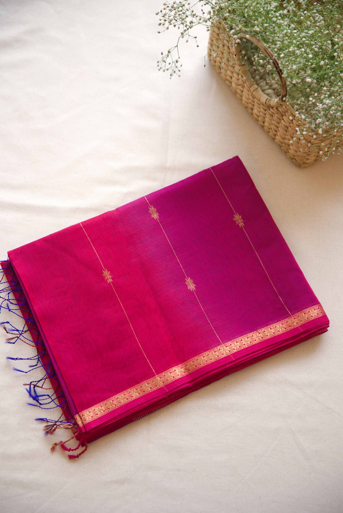 Maheshwari Silk Cotton Saree M037
