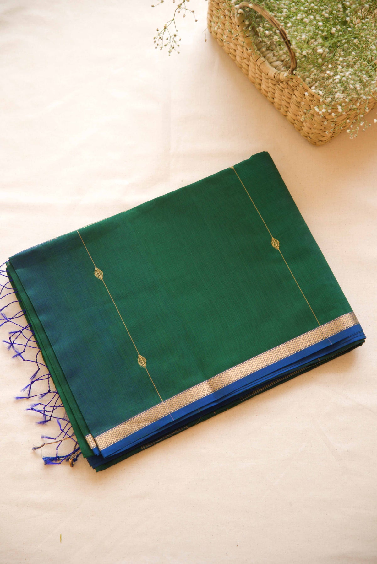 Maheshwari Silk Cotton Saree M038