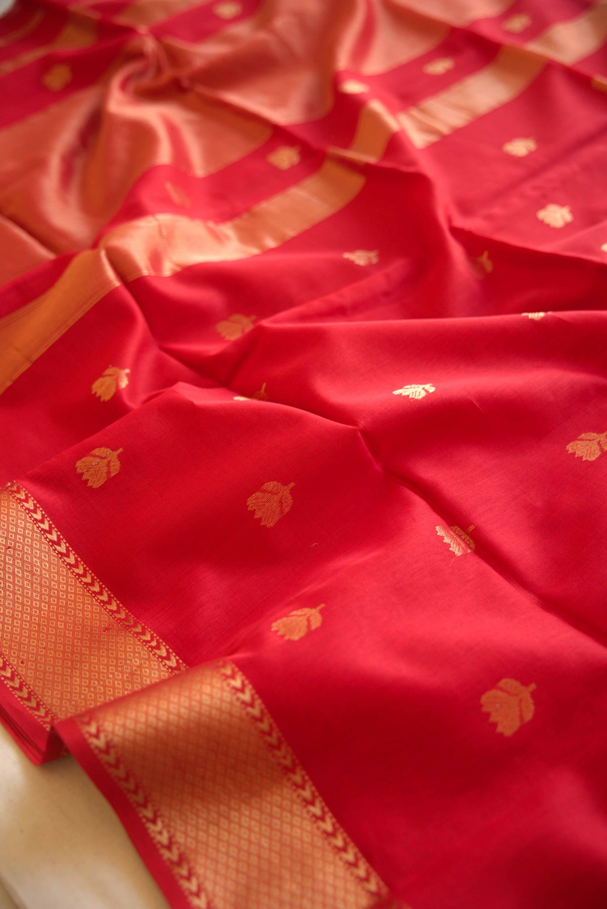 Maheshwari Silk Cotton Saree M043