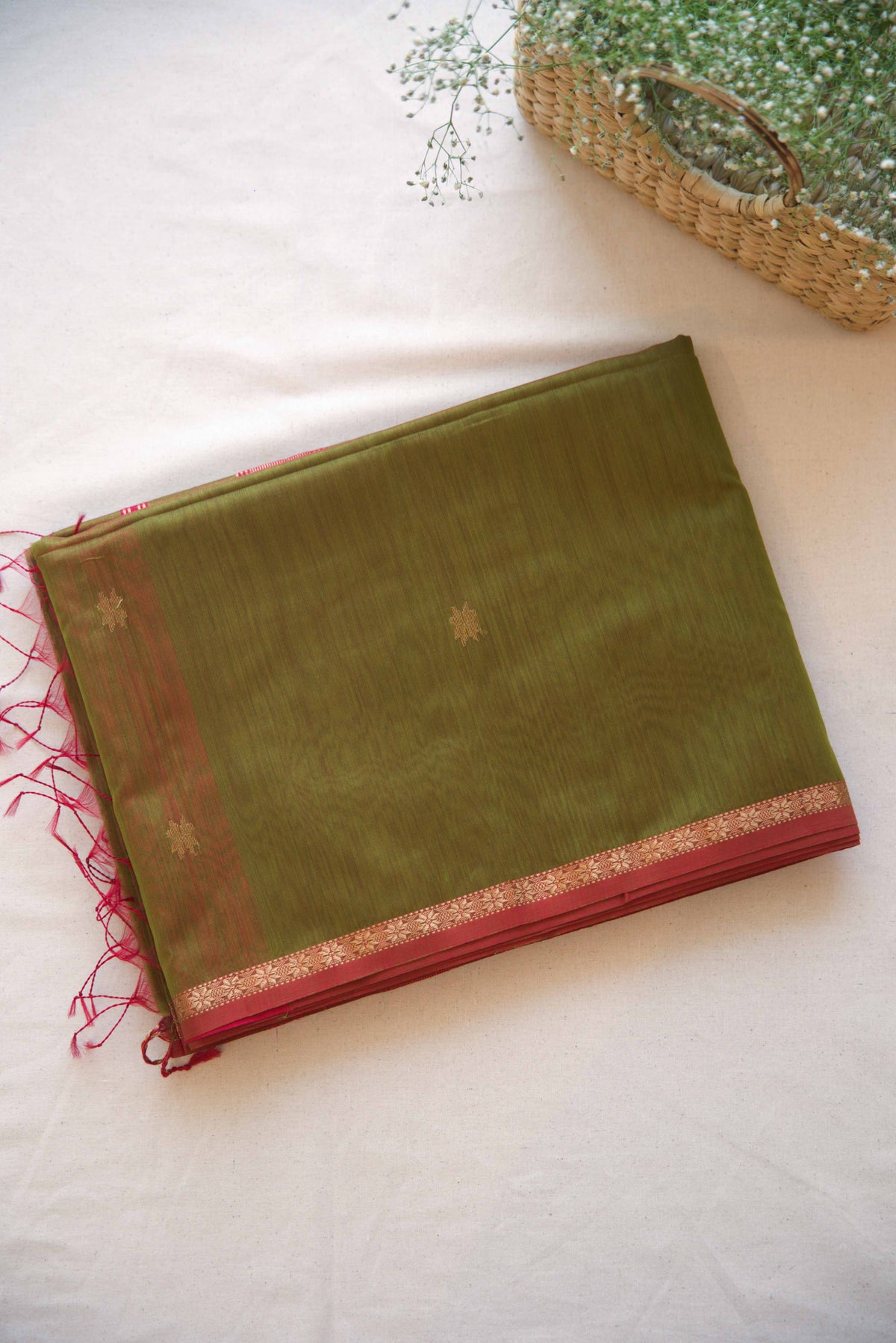 Maheshwari Silk Cotton Saree M053
