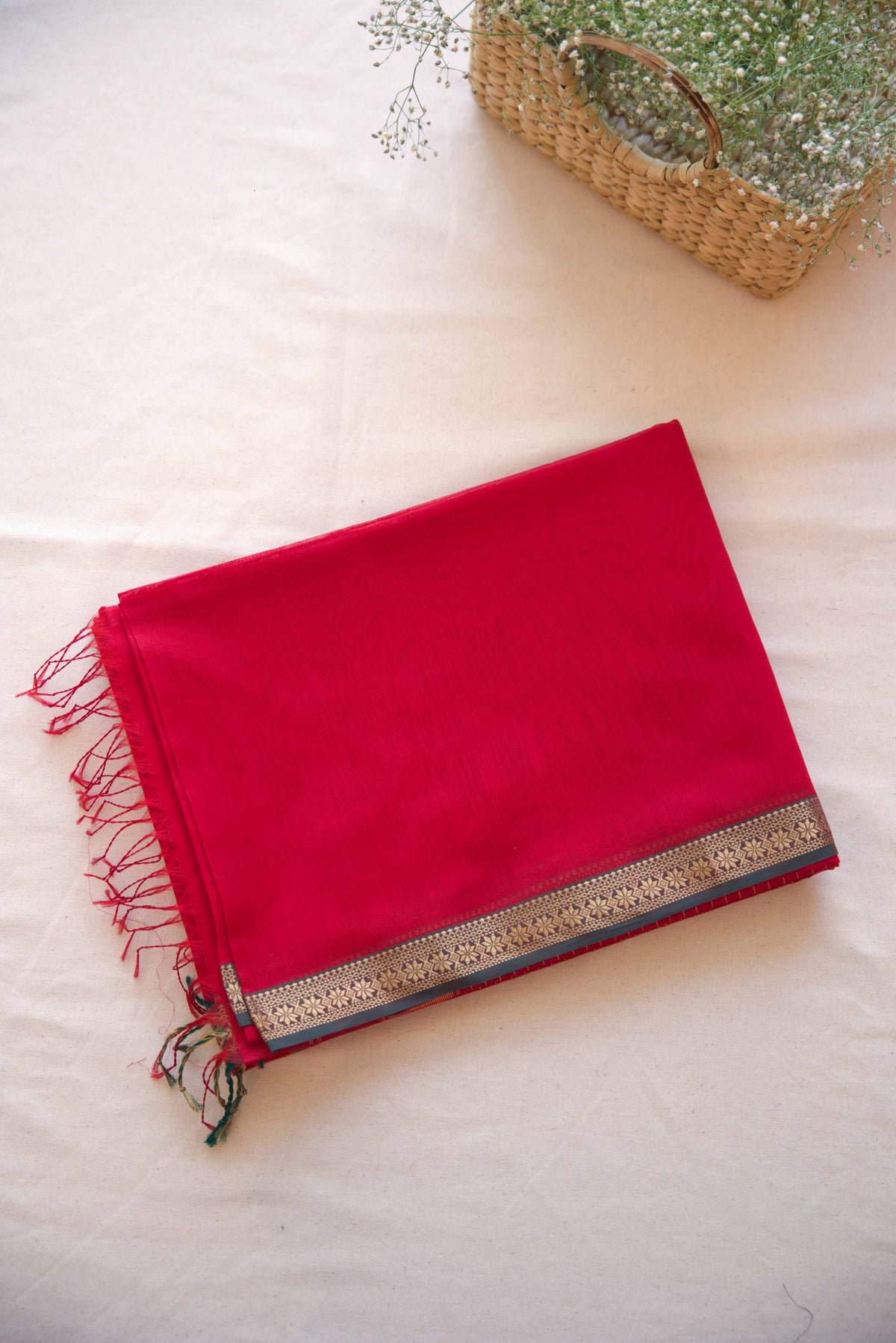 Maheshwari Silk Cotton Saree M080