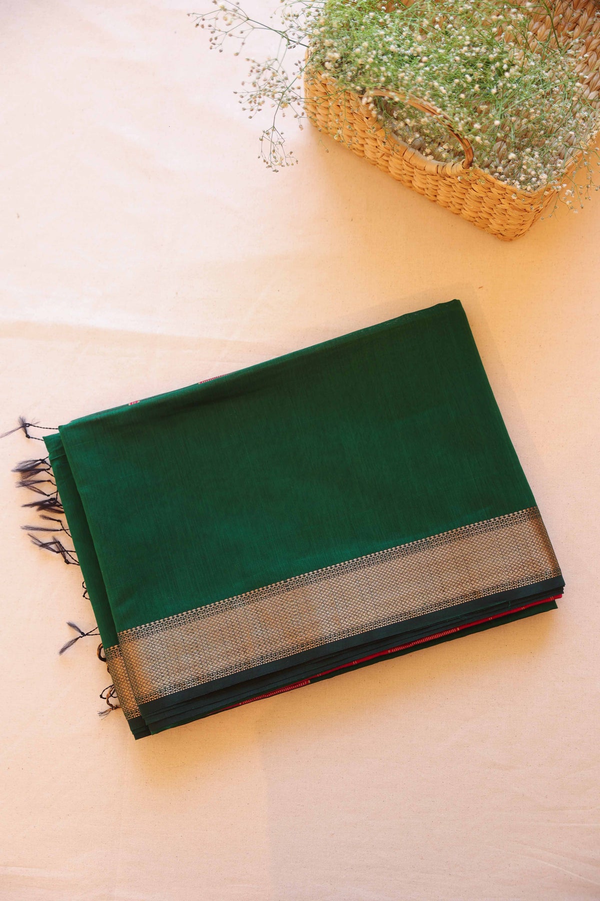 Maheshwari Silk Cotton Saree M078