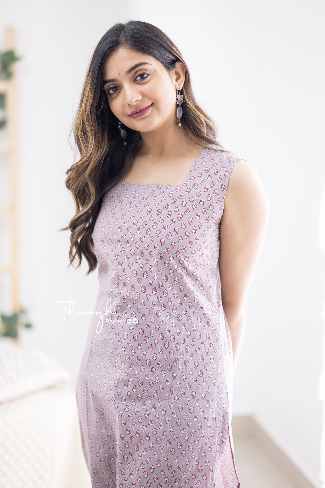 Amaya - Purple Cotton Kurta Set