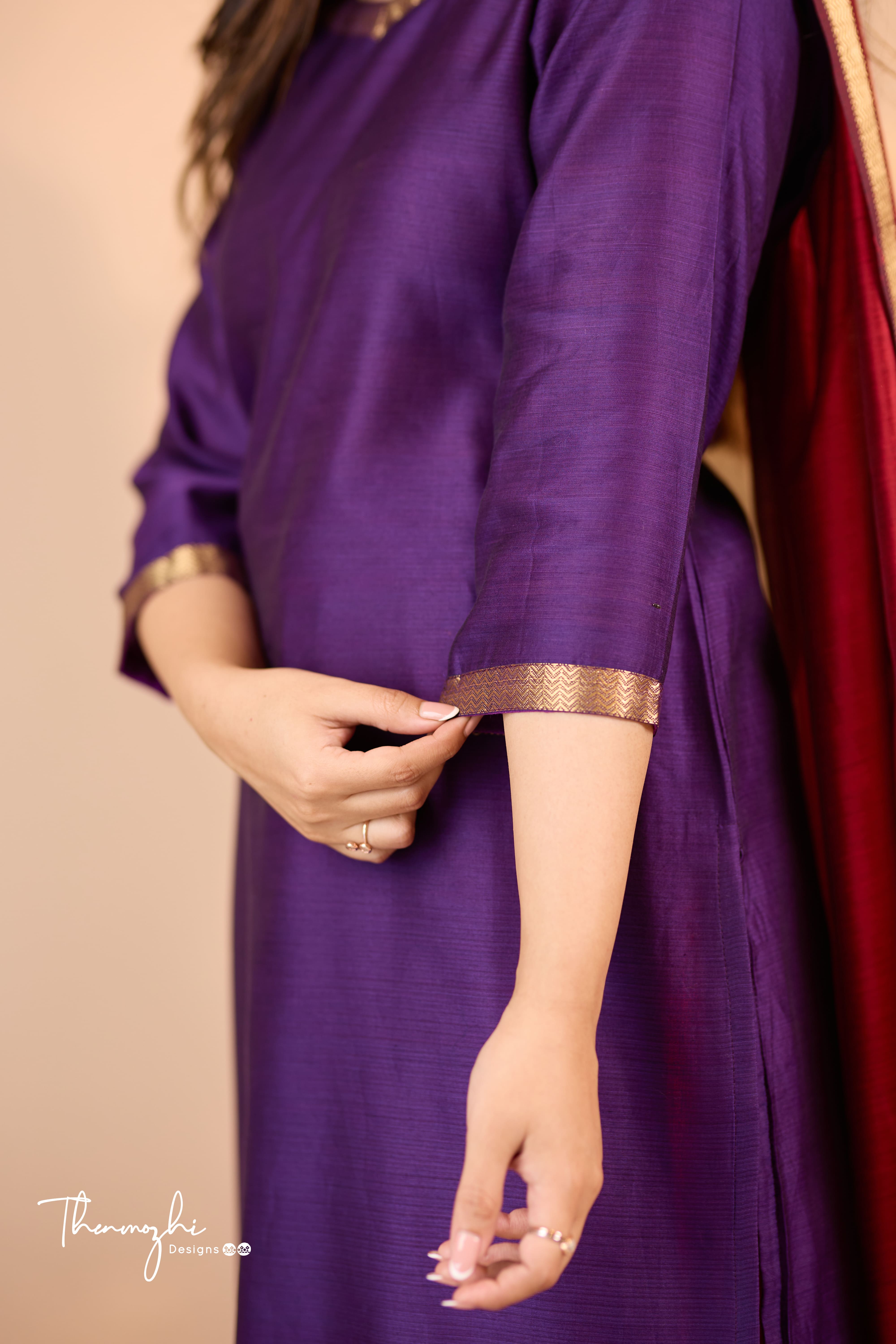 Maheshwari Silk Cotton Suit 17