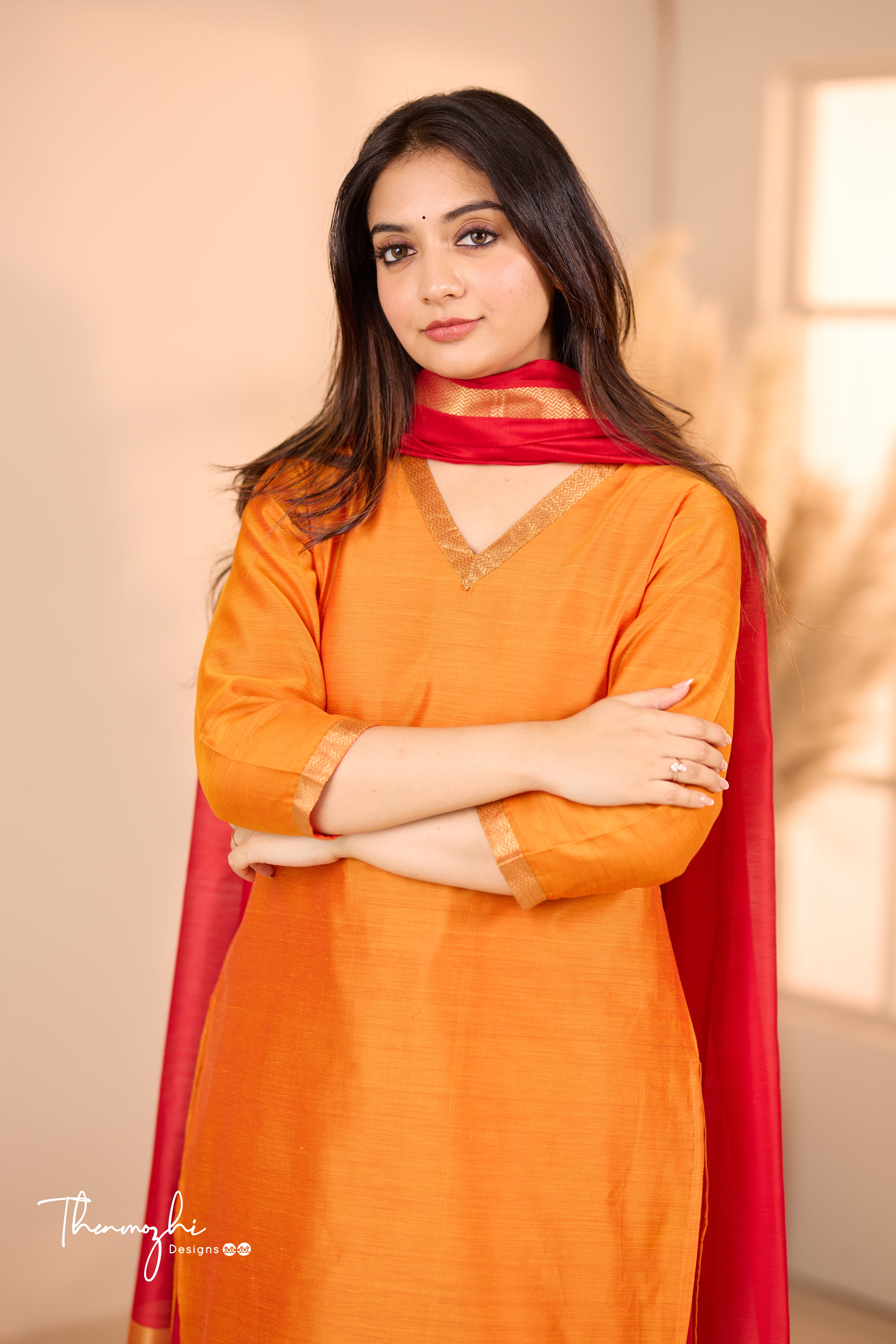 Maheshwari Silk Cotton Suit 18