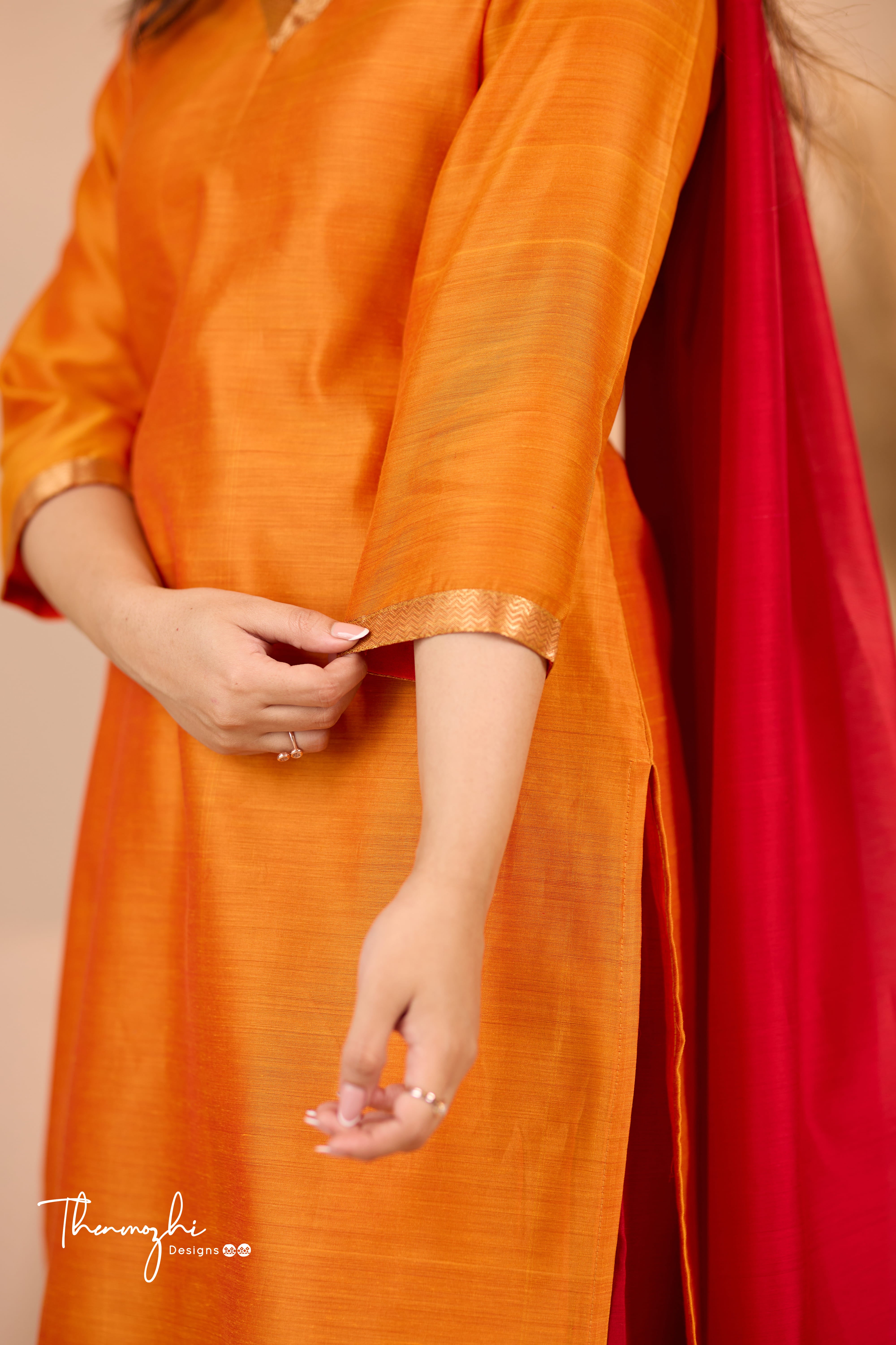 Maheshwari Silk Cotton Suit 18