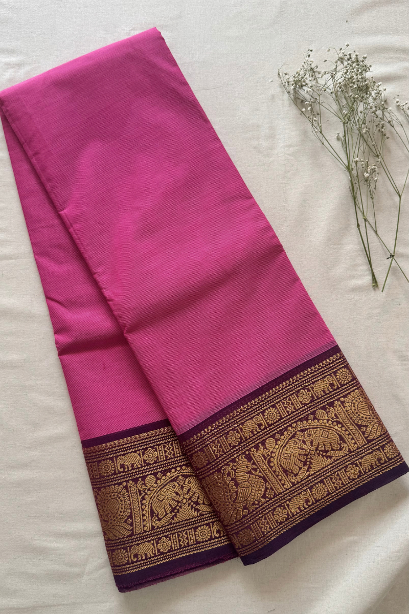 Kanchi Chettinad Cotton Saree CW237