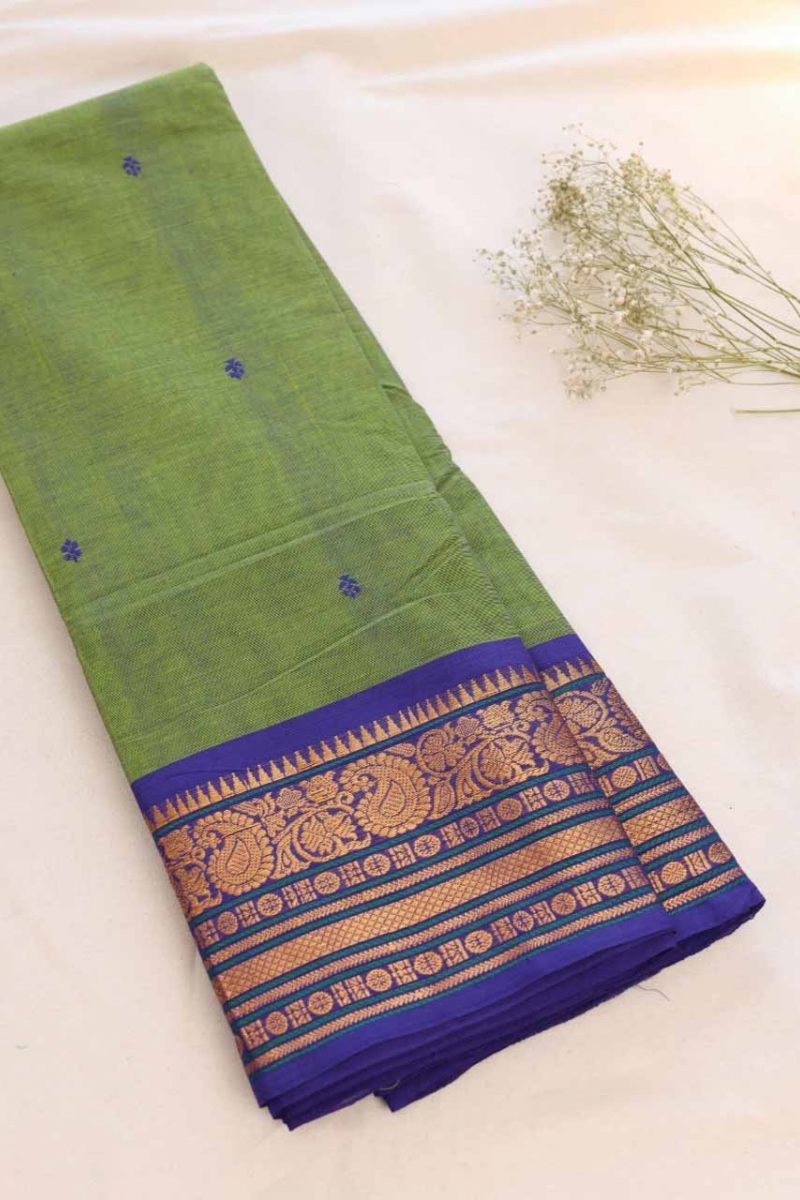 Butta Chettinad Cotton Saree CW417