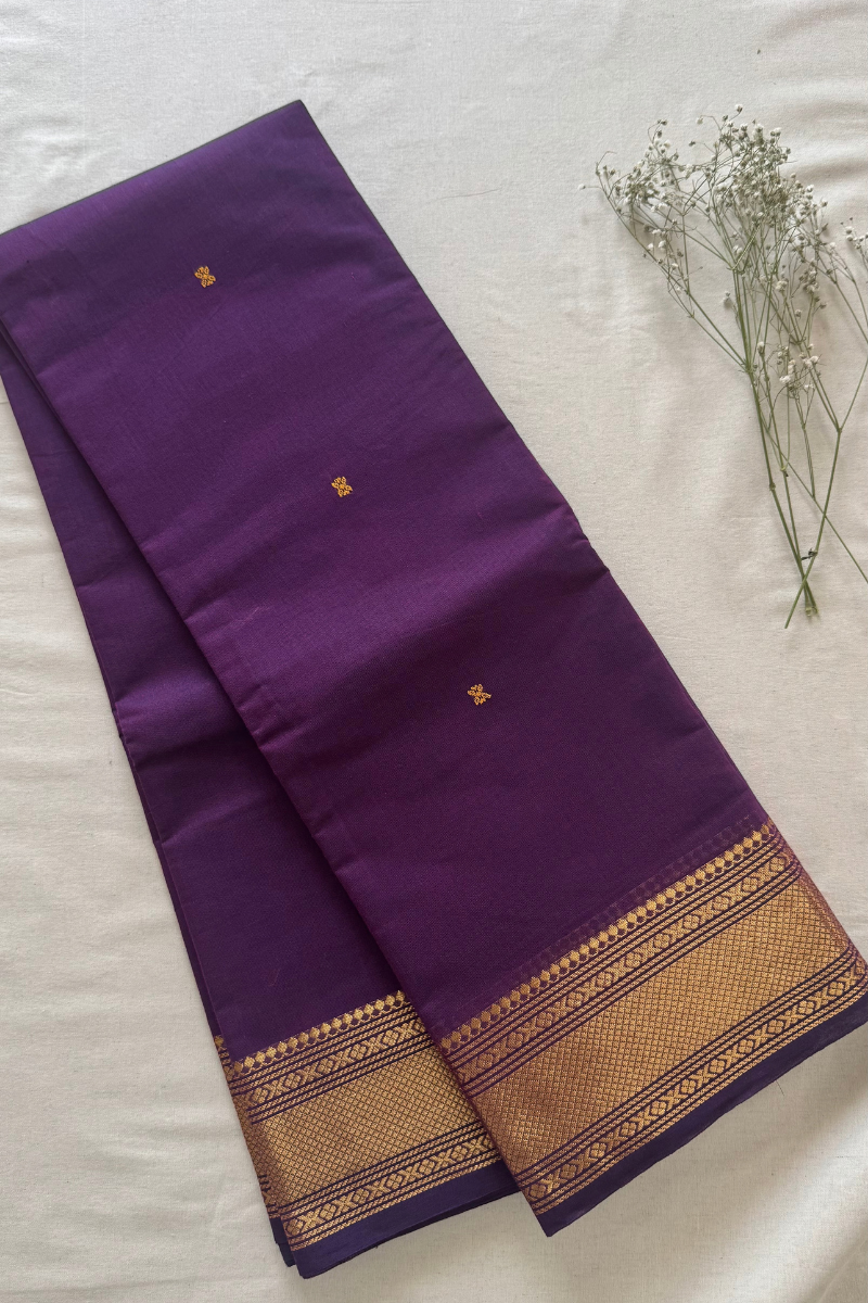 Butta Chettinad Cotton Saree CW241