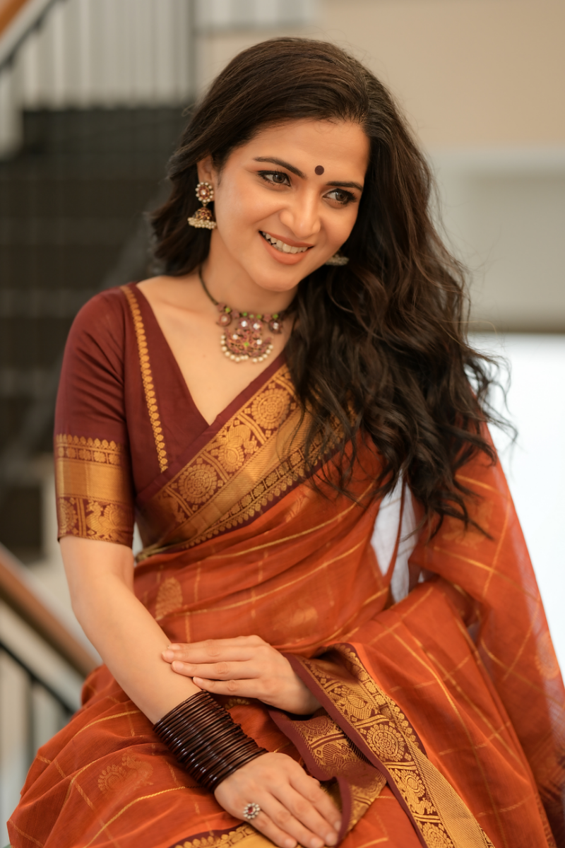 DD Kanchi Silk Cotton Saree