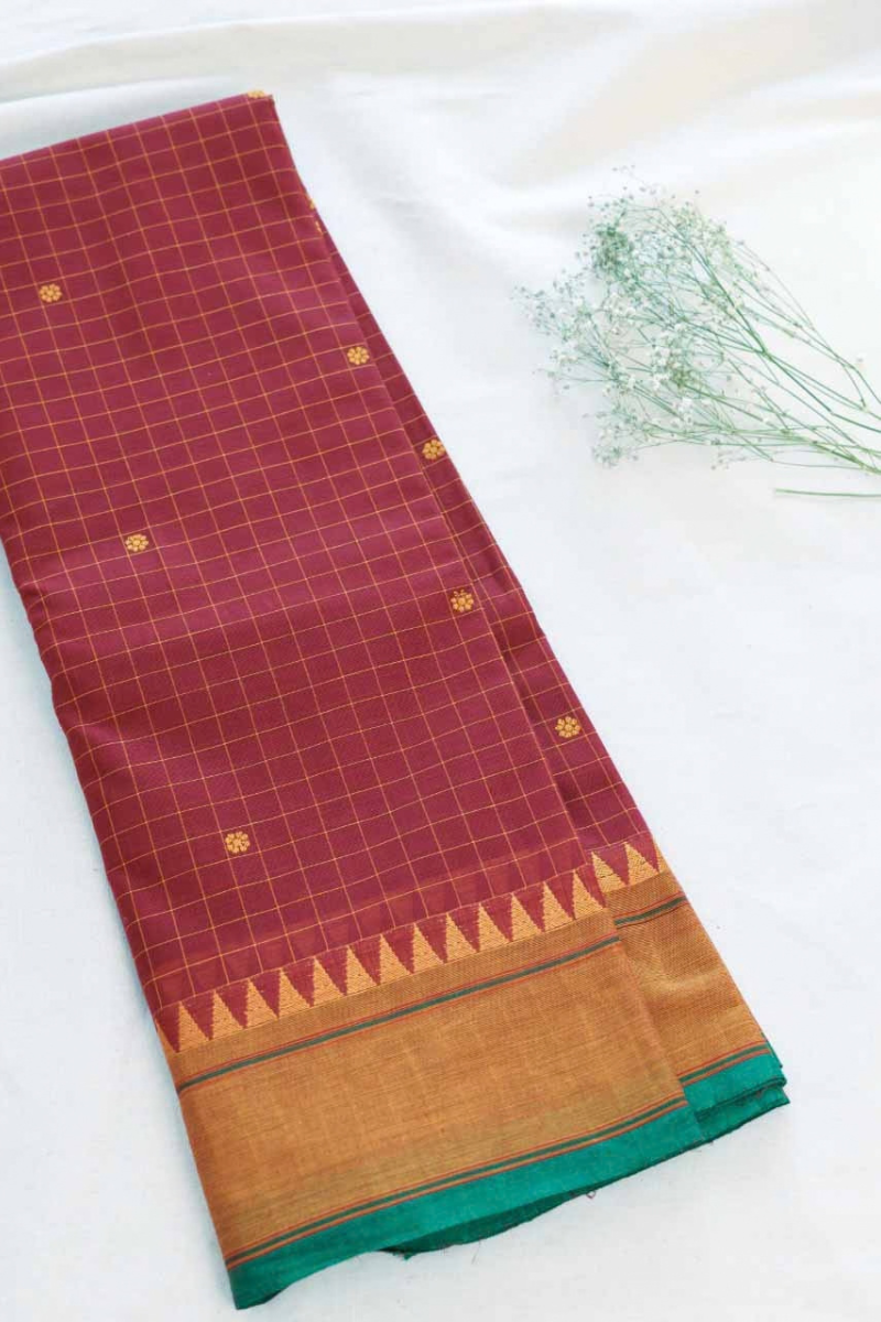 Kattam Chettinad Cotton Saree CW437
