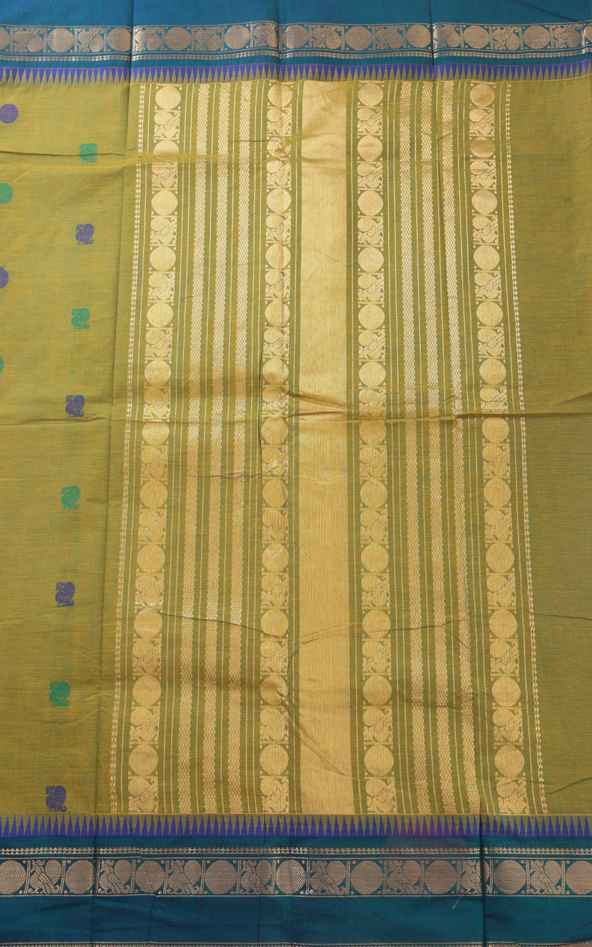 Butta Chettinad Cotton Saree CW573