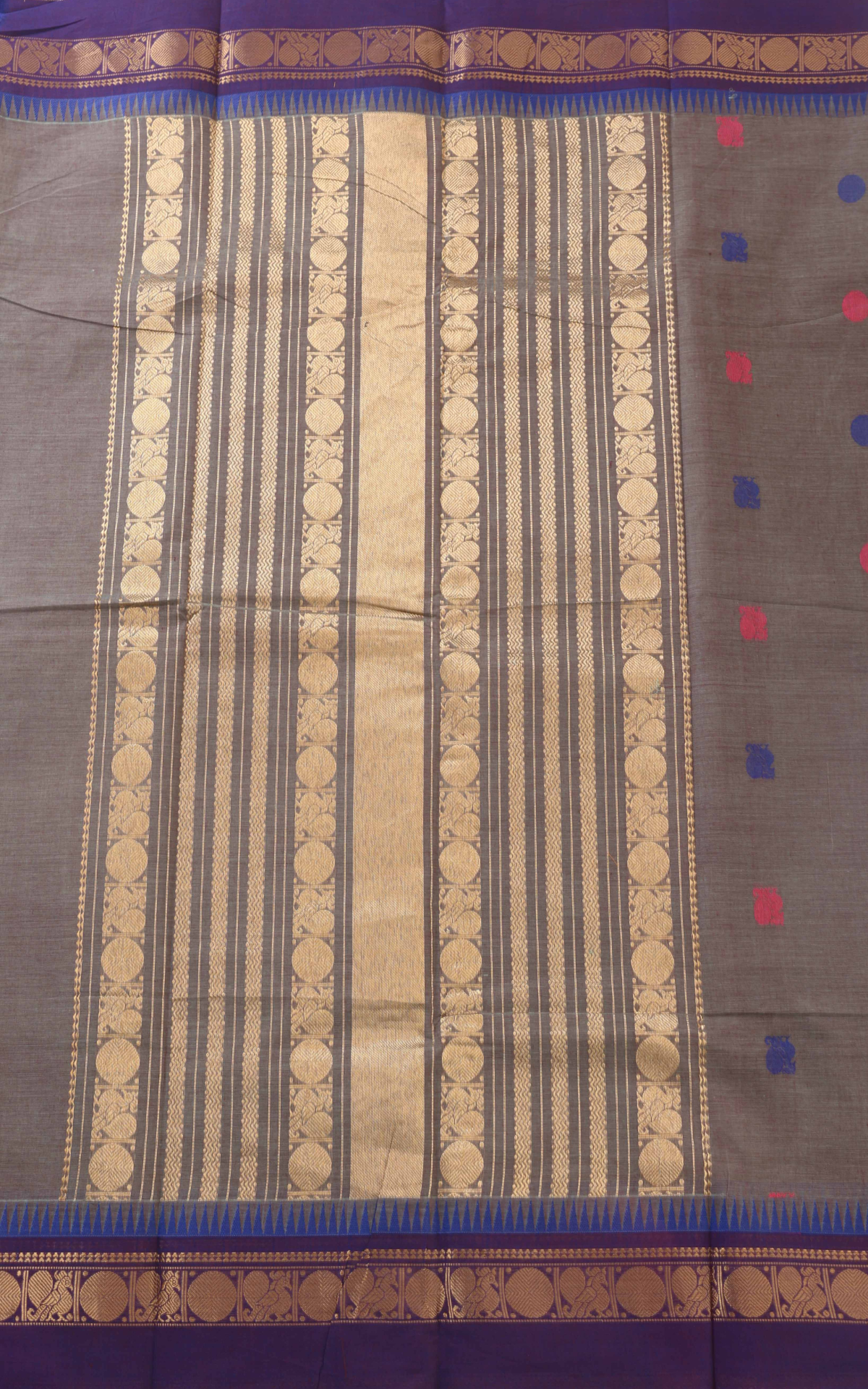 Butta Chettinad Cotton Saree CW580