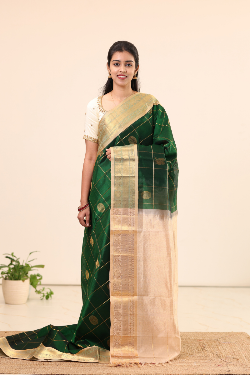 Kanchi Silk Cotton Saree A126