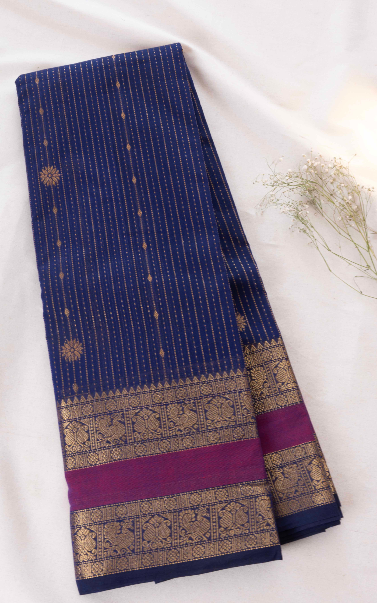 Vairaoosi Chettinad Cotton Saree CW590