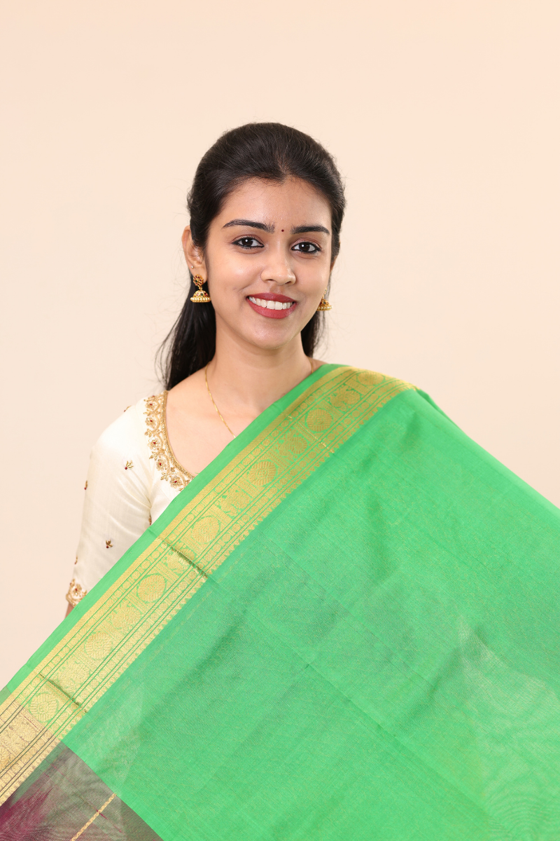 Kanchi Silk Cotton Saree A128