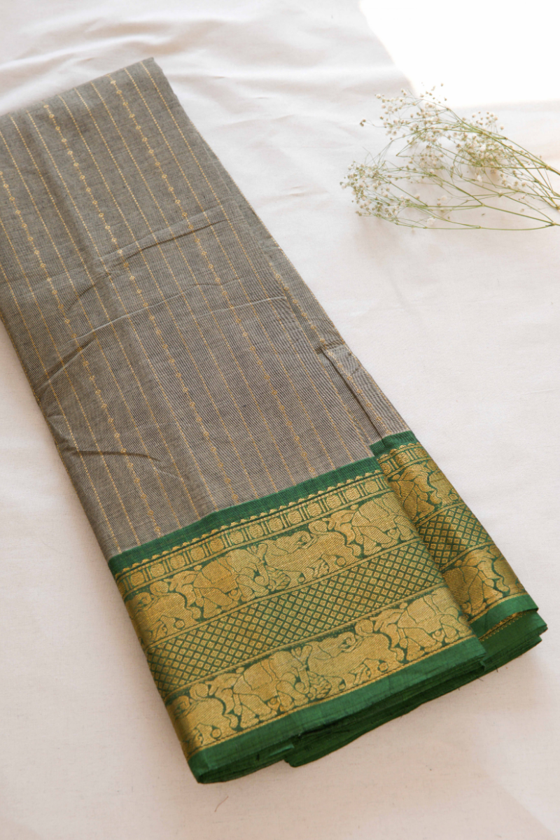 Vairaoosi Chettinad Cotton Saree CW329