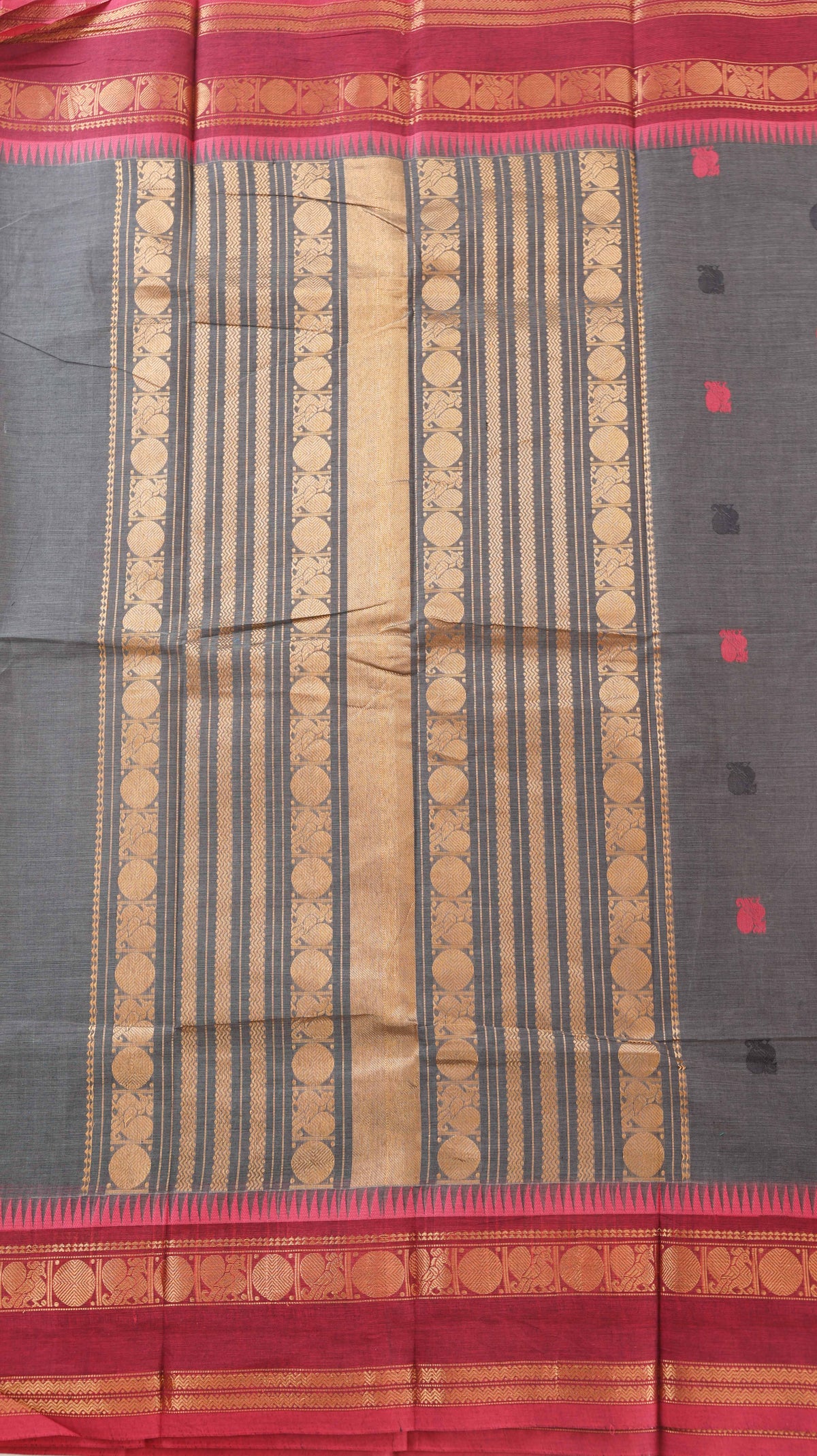 Butta Chettinad Cotton Saree CW567