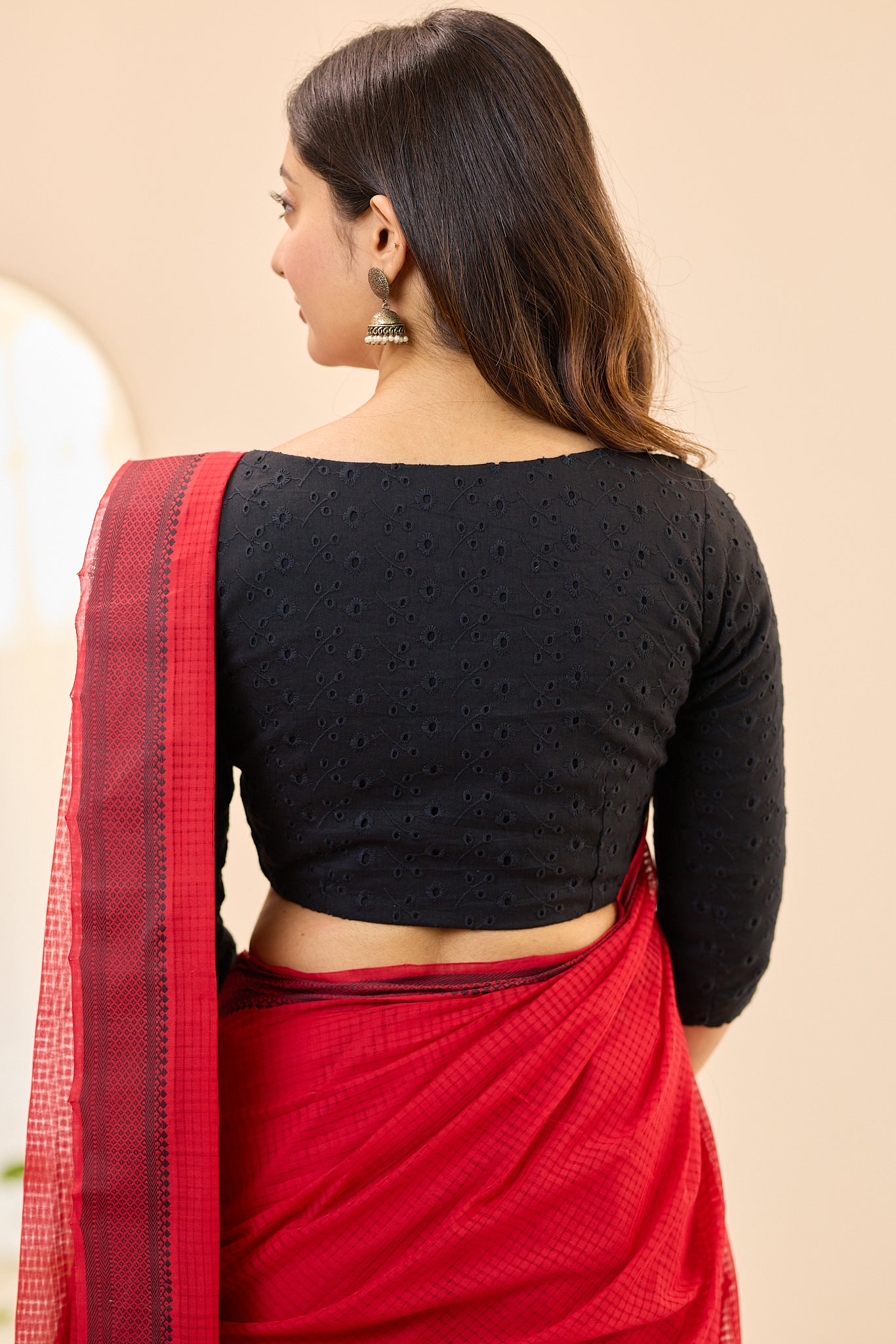 Black Hakoba Blouse