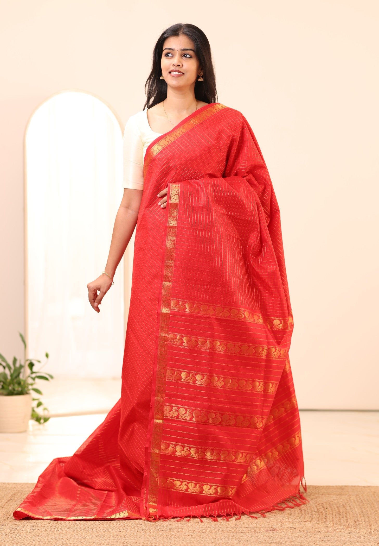 Kanchi Silk Cotton Saree A26