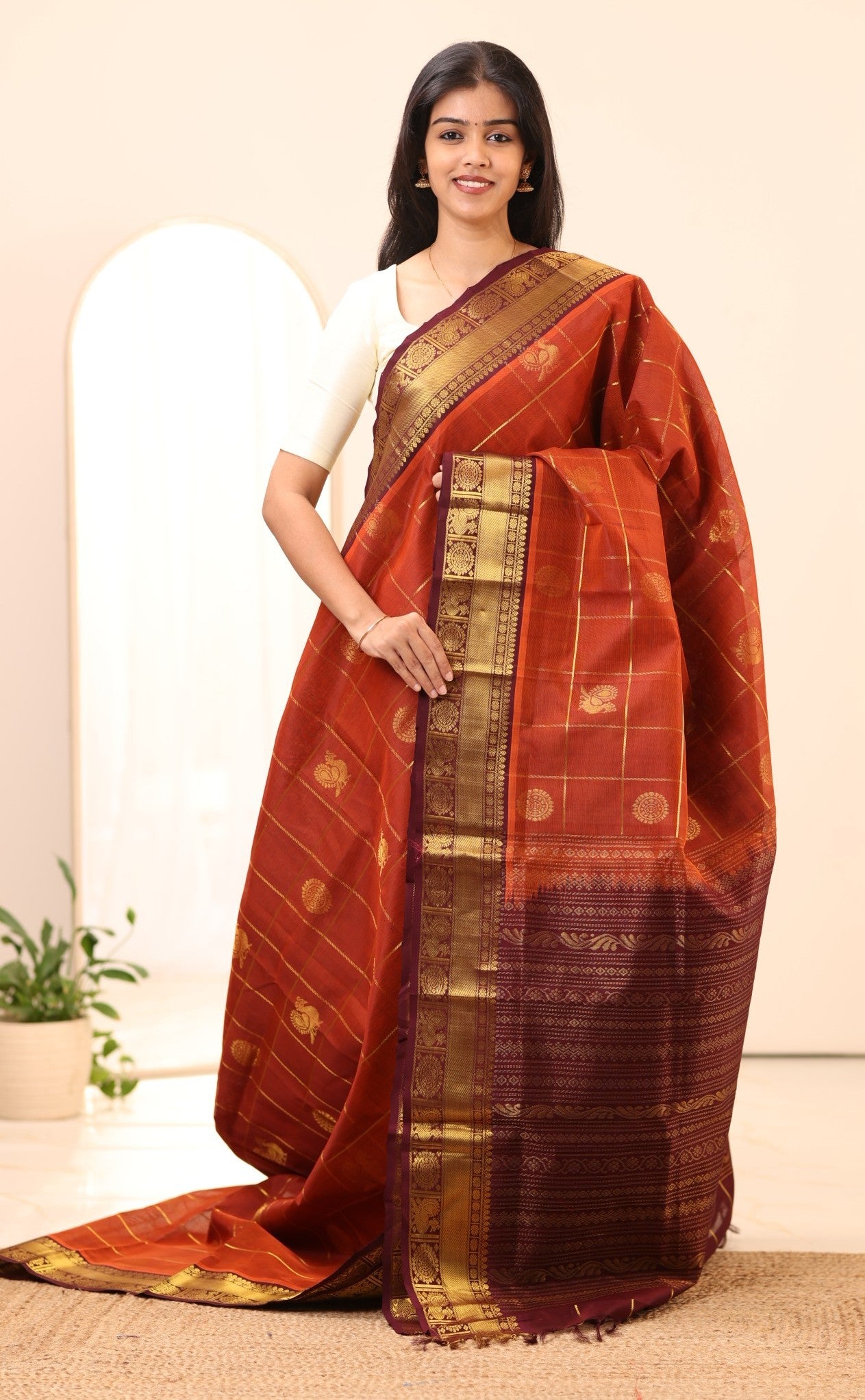 Kanchi Silk Cotton Saree A29
