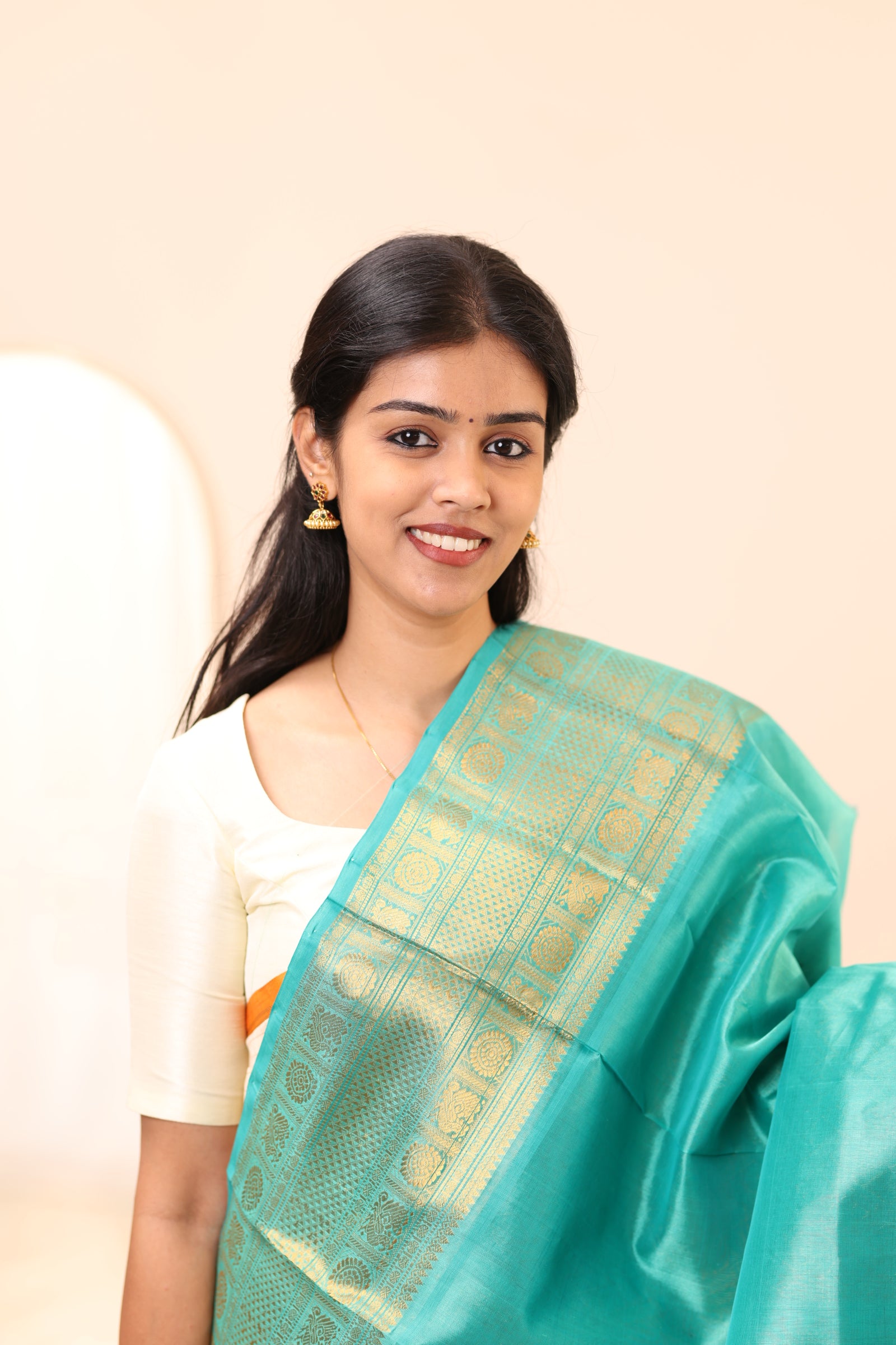 Kanchi Silk Cotton Saree A34