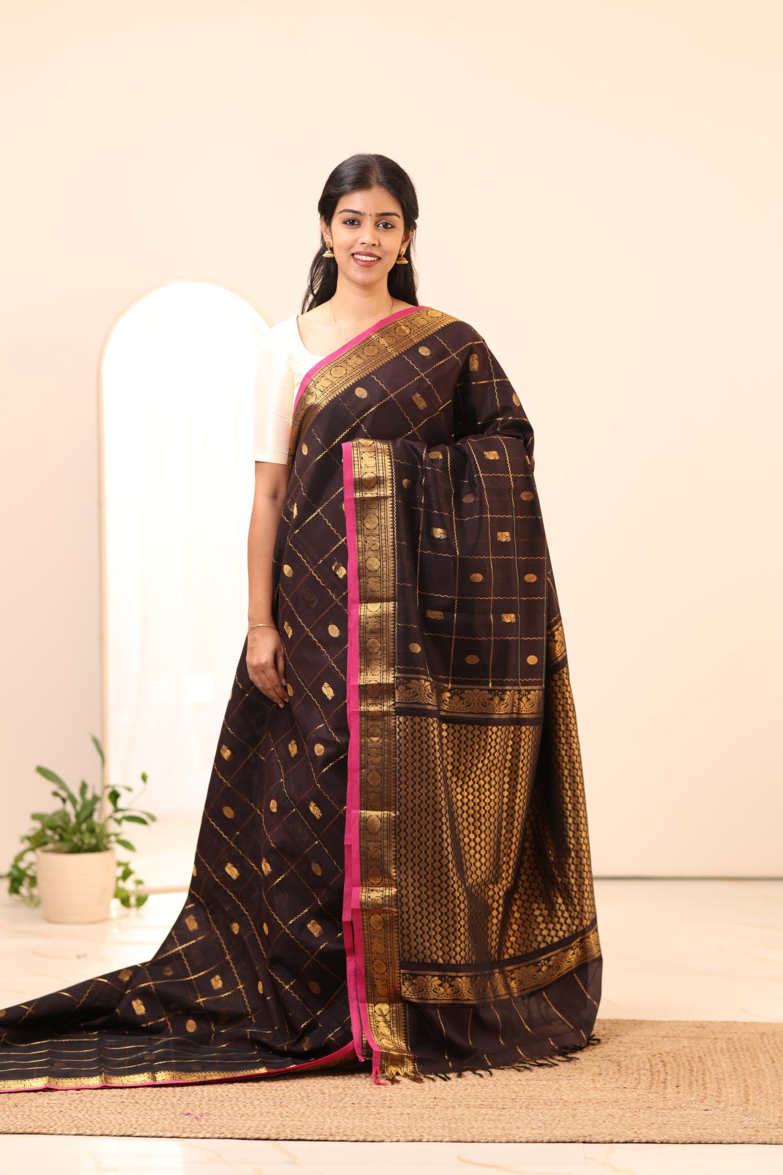Kanchi Silk Cotton Saree A72
