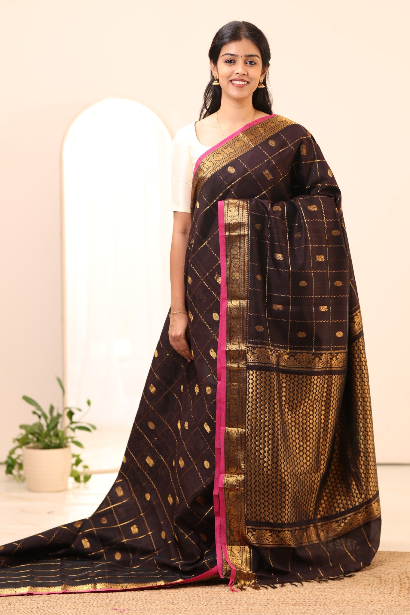 Kanchi Silk Cotton Saree A38