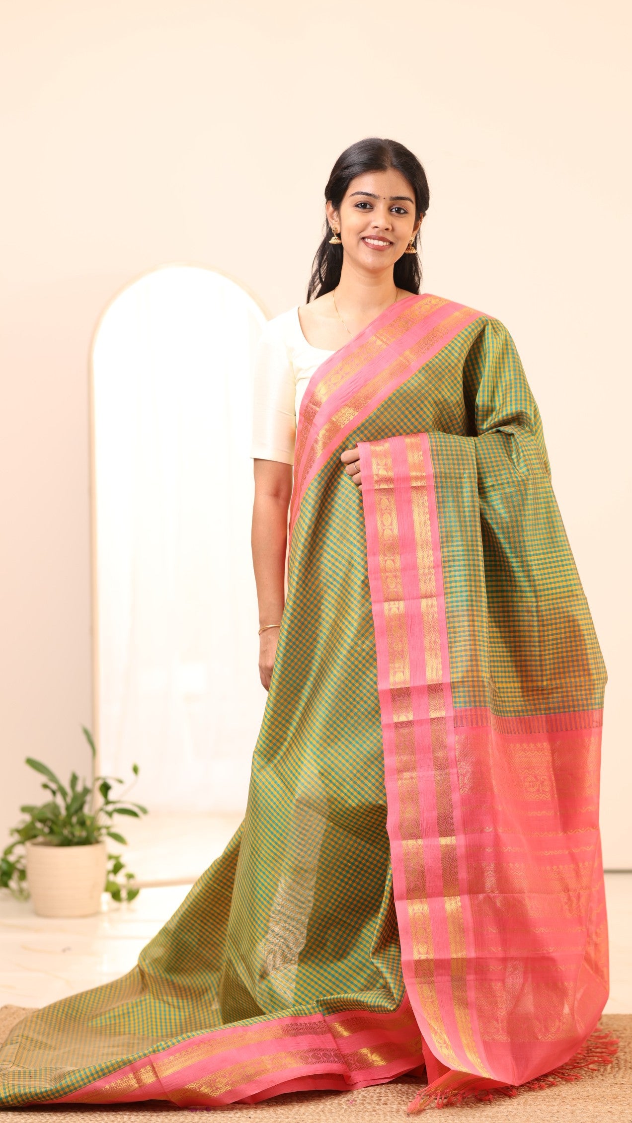 Kanchi Silk Cotton Saree A40