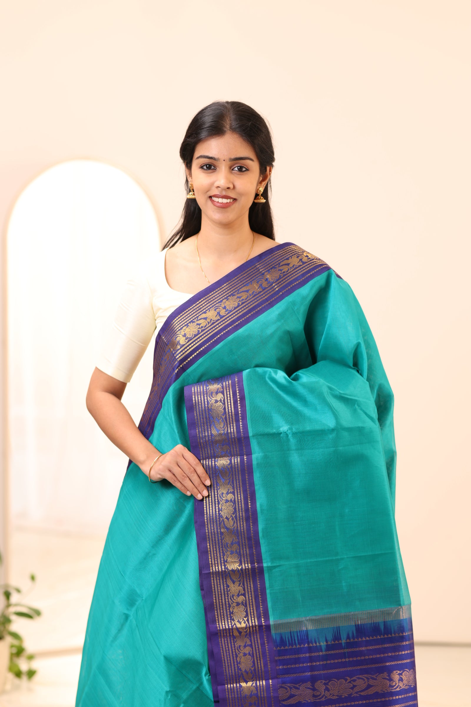 Kanchi Silk Cotton Saree A42