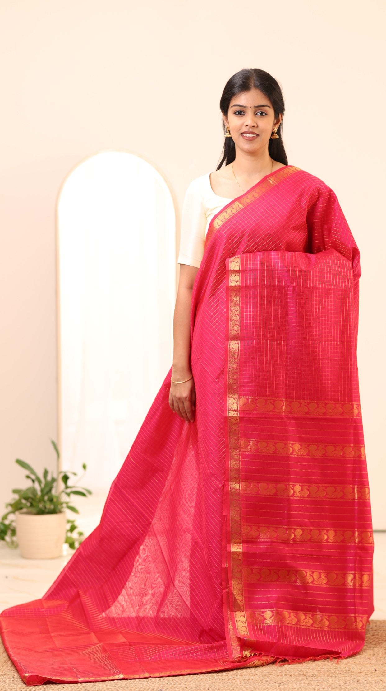 Kanchi Silk Cotton Saree A46