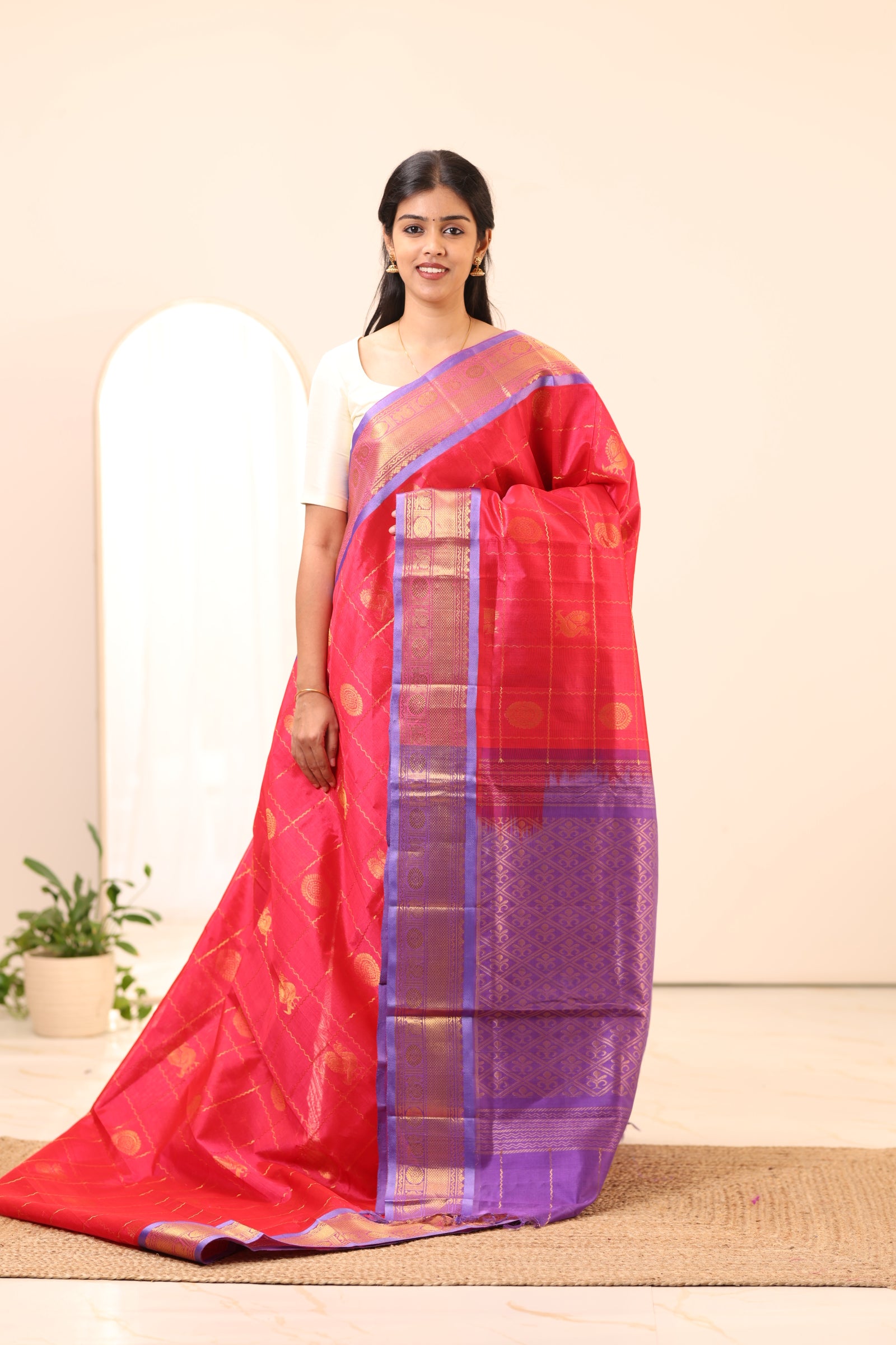 Kanchi Silk Cotton Saree A50