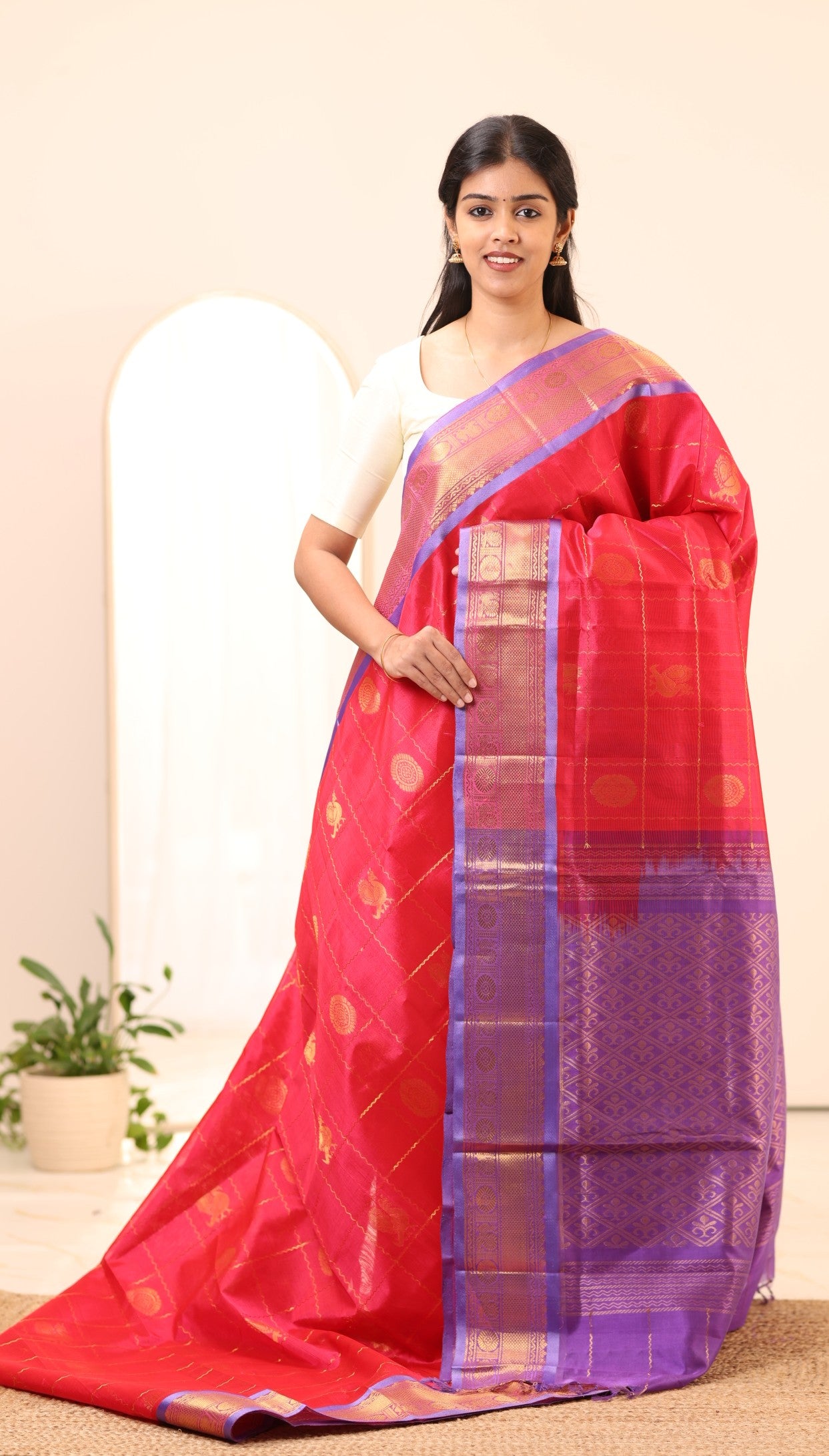 Kanchi Silk Cotton Saree A50