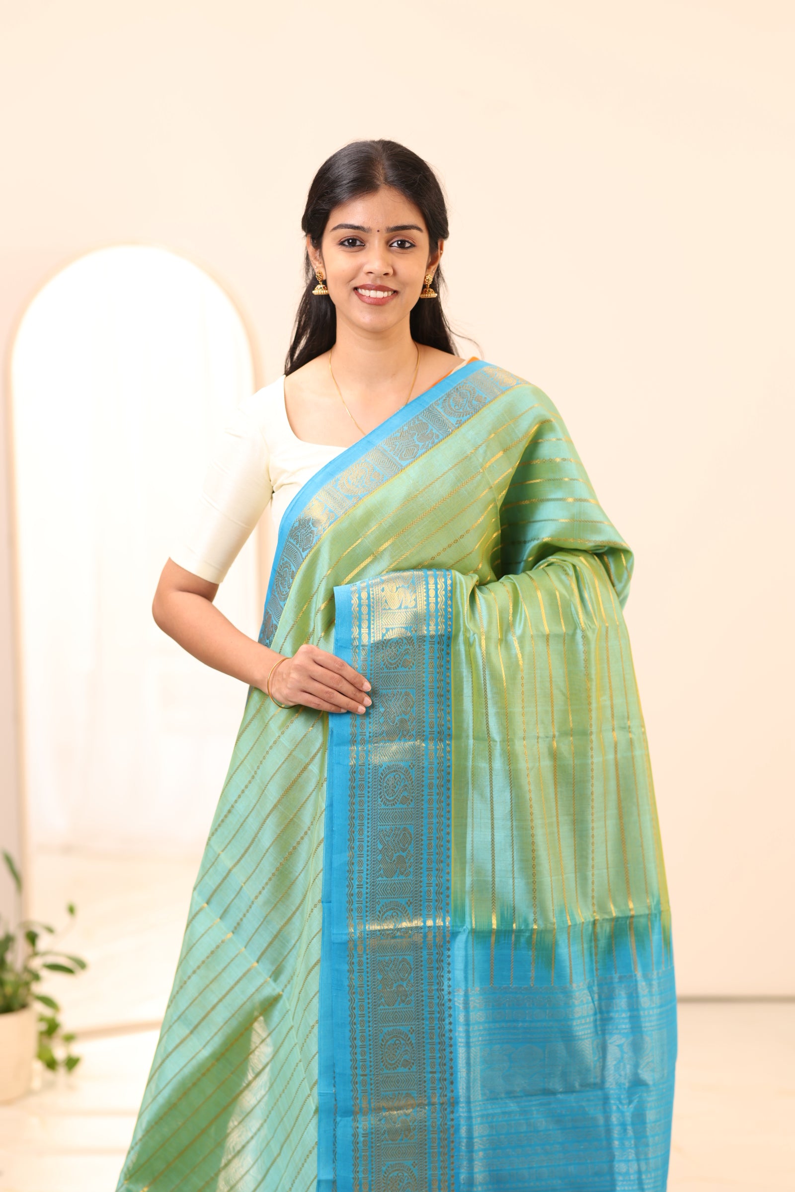 Kanchi Silk Cotton Saree A52