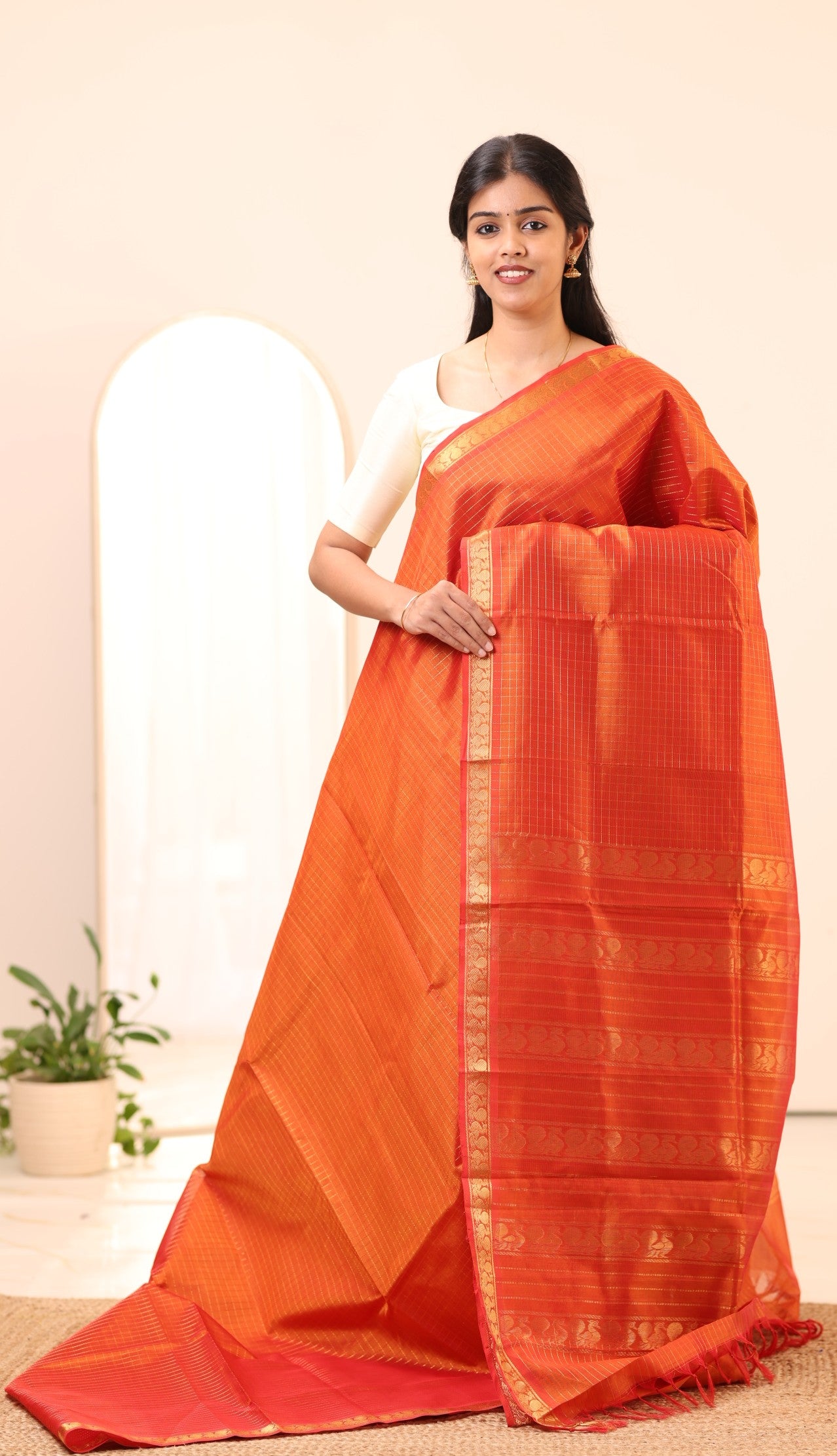 Kanchi Silk Cotton Saree A55