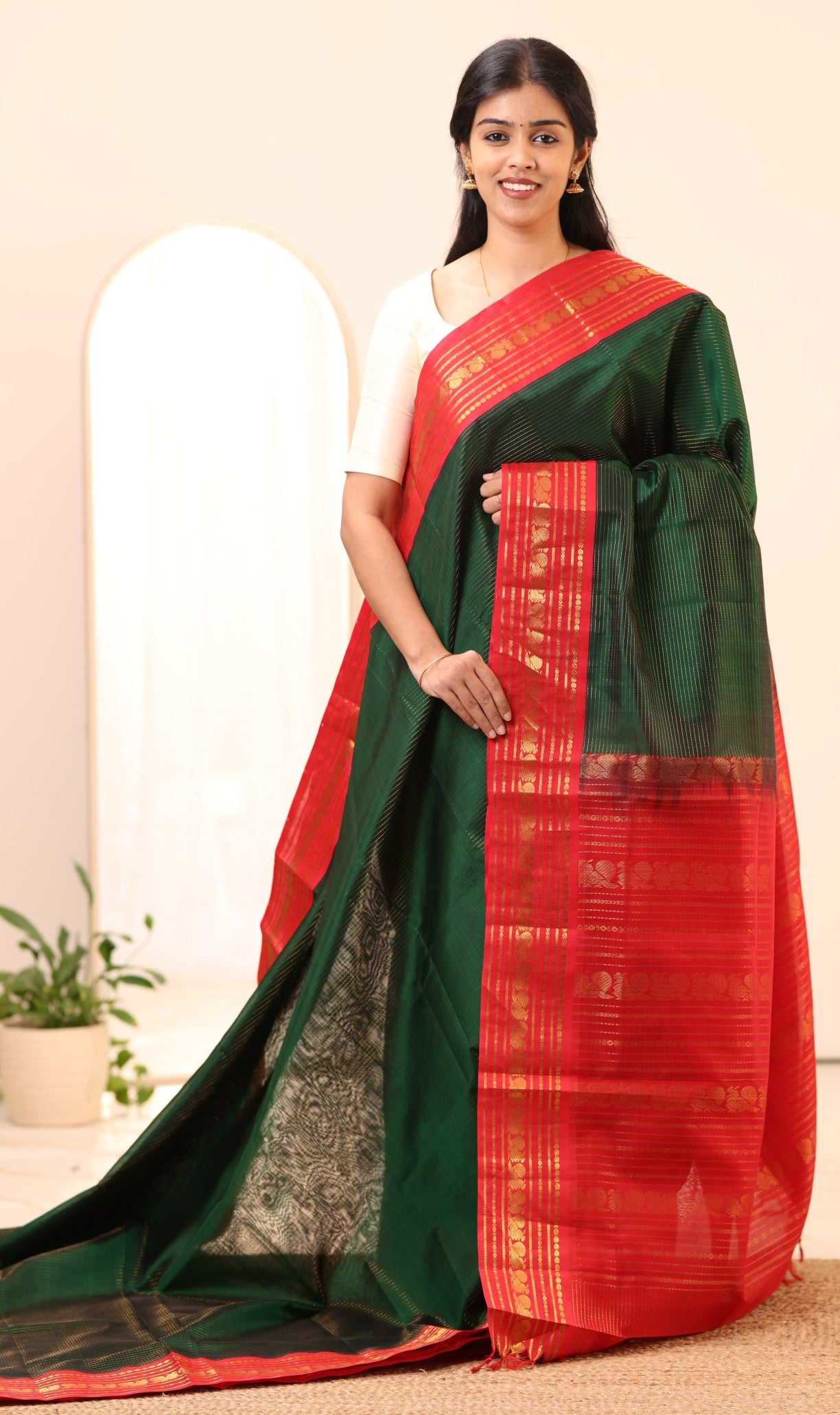 Kanchi Silk Cotton Saree A58
