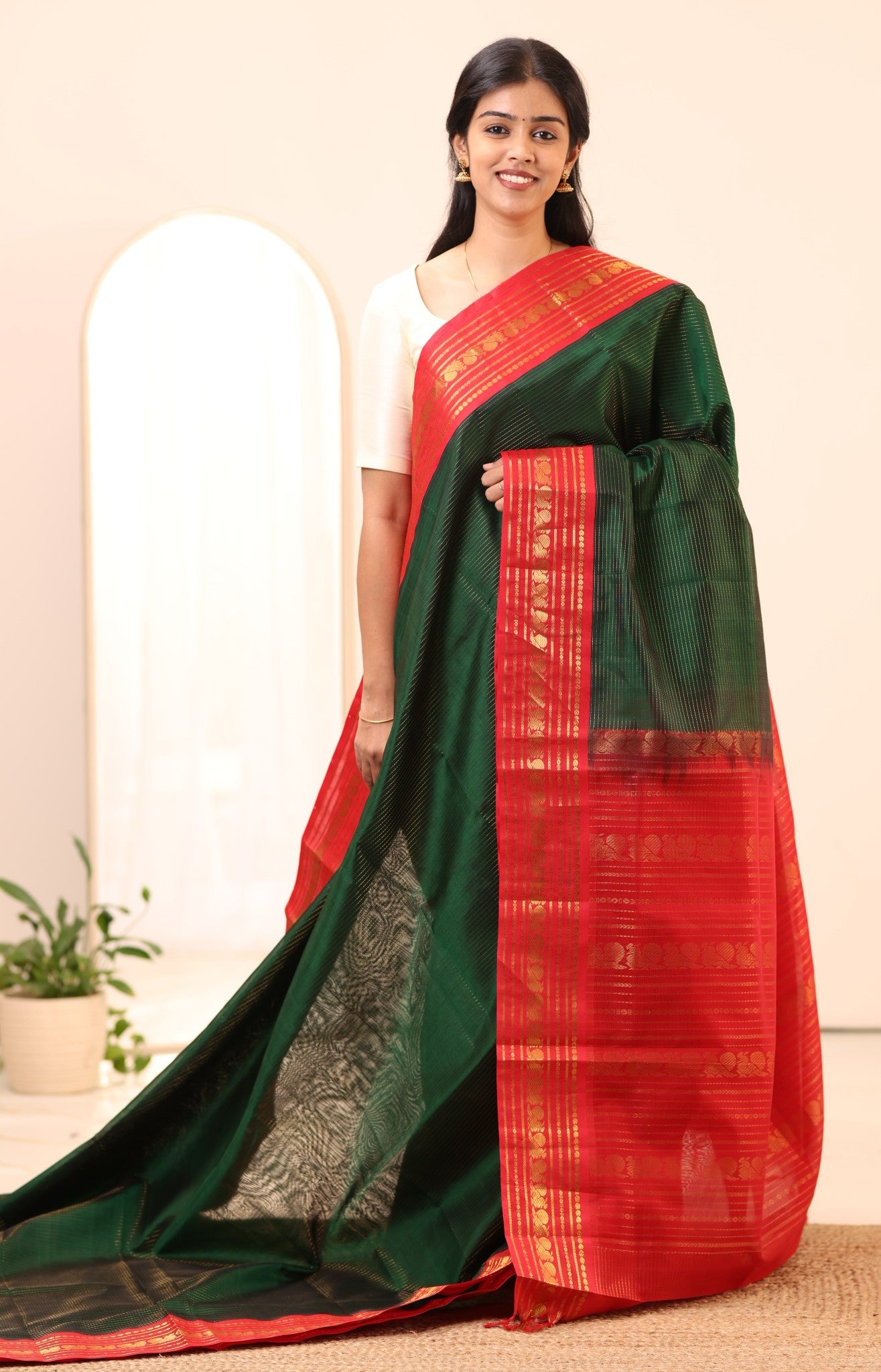 Kanchi Silk Cotton Saree A58