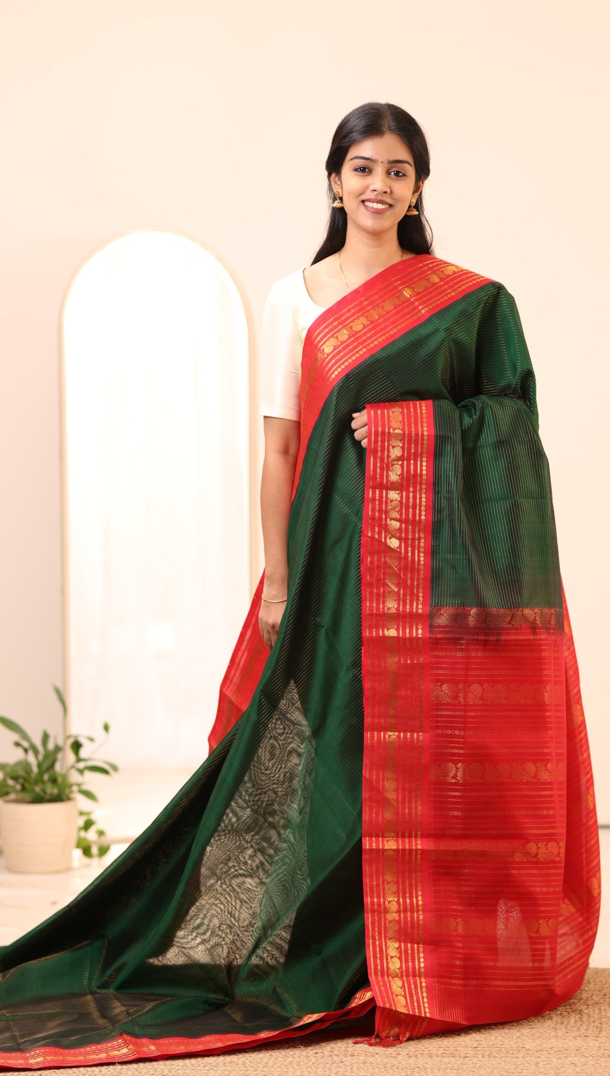 Kanchi Silk Cotton Saree A58