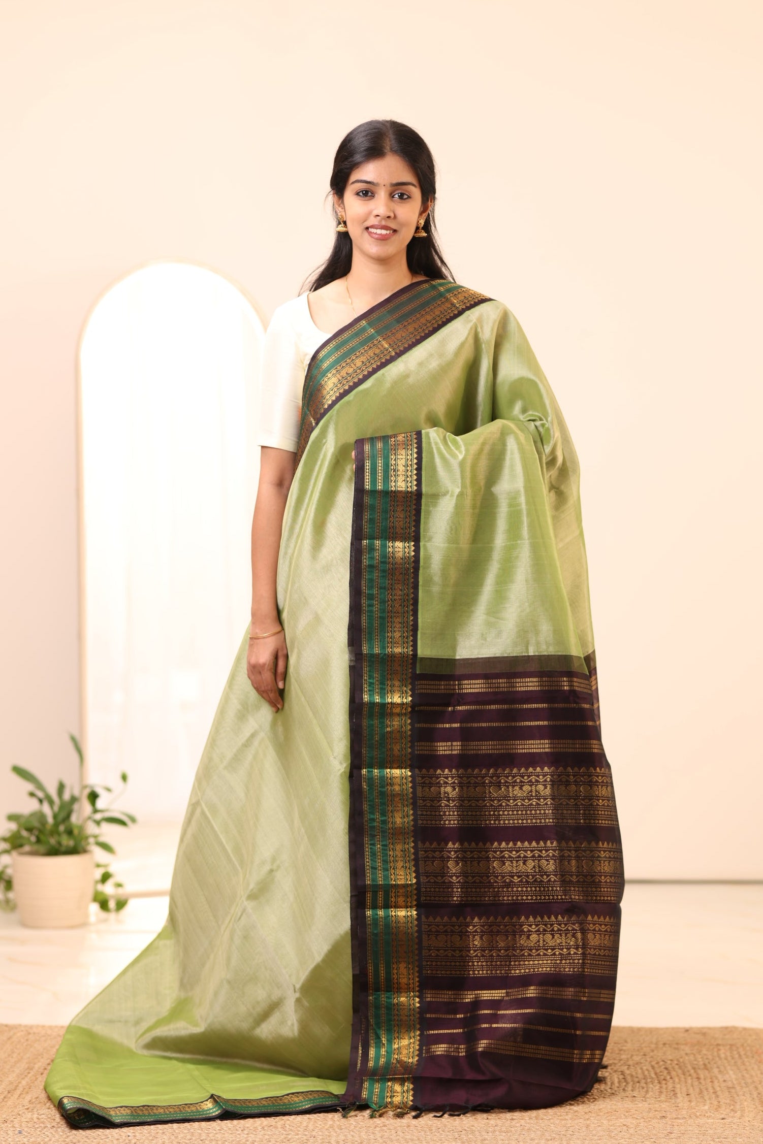 Kanchi Silk Cotton Saree A71