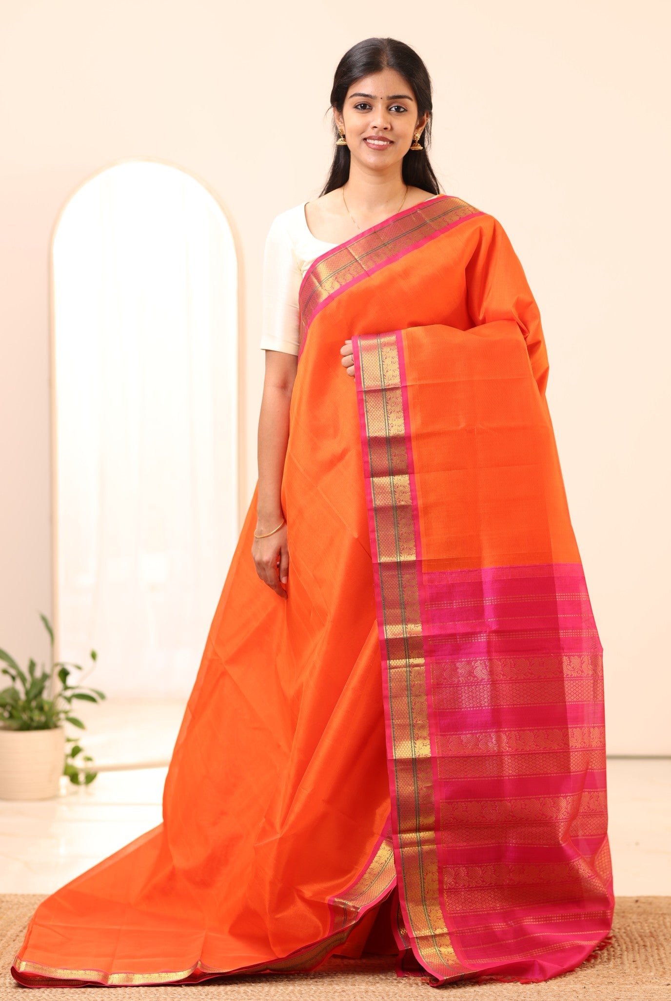 Kanchi Silk Cotton Saree A76