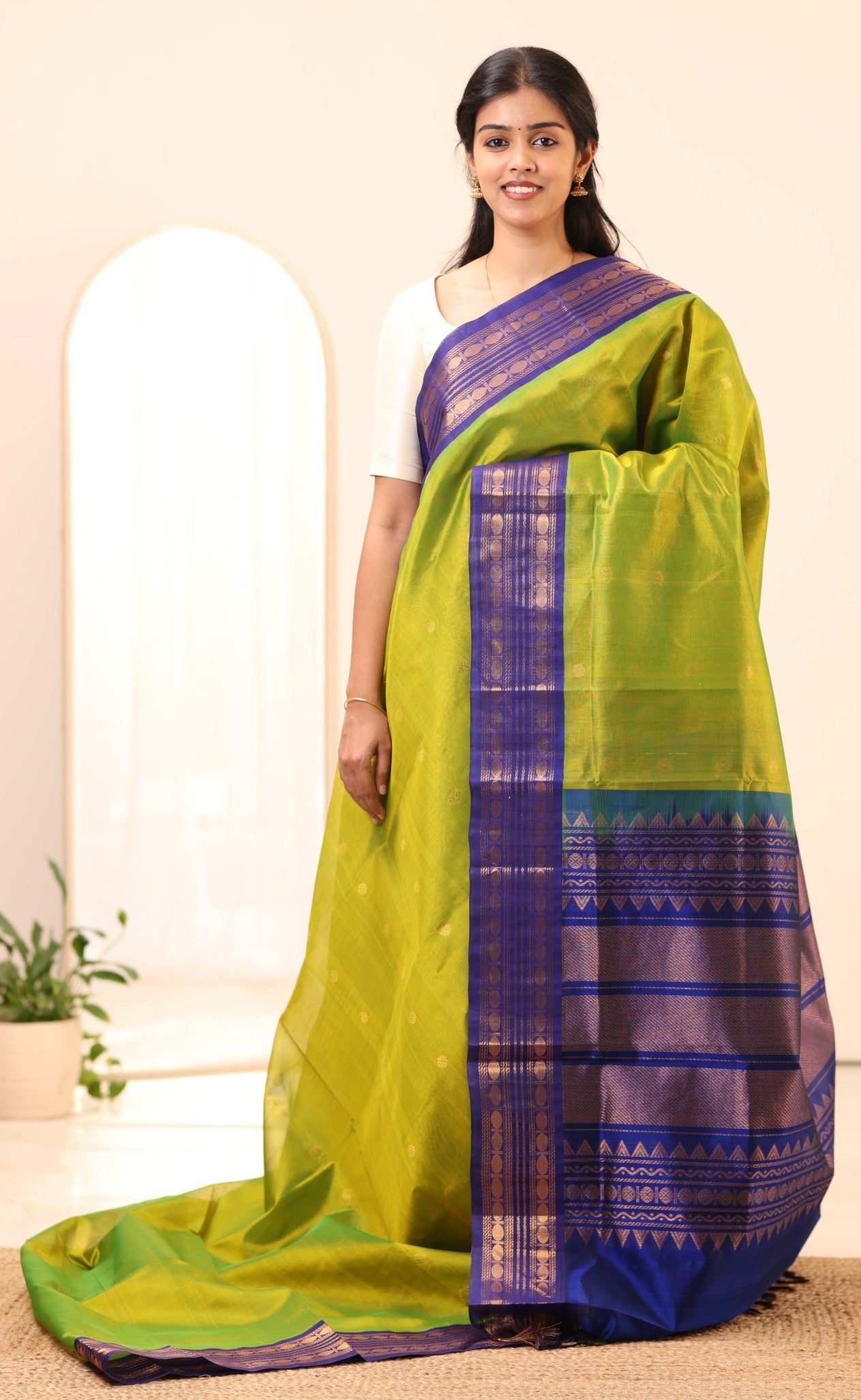 Kanchi Silk Cotton Saree A80