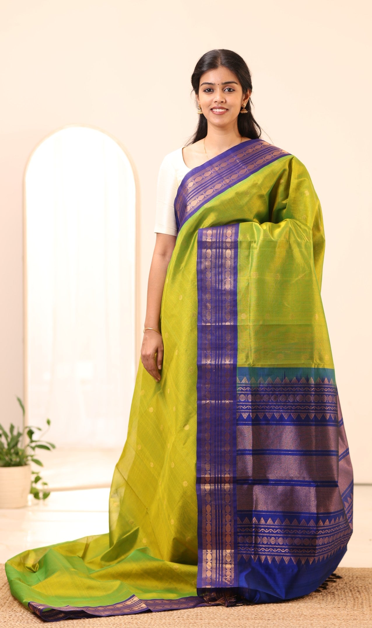 Kanchi Silk Cotton Saree A80