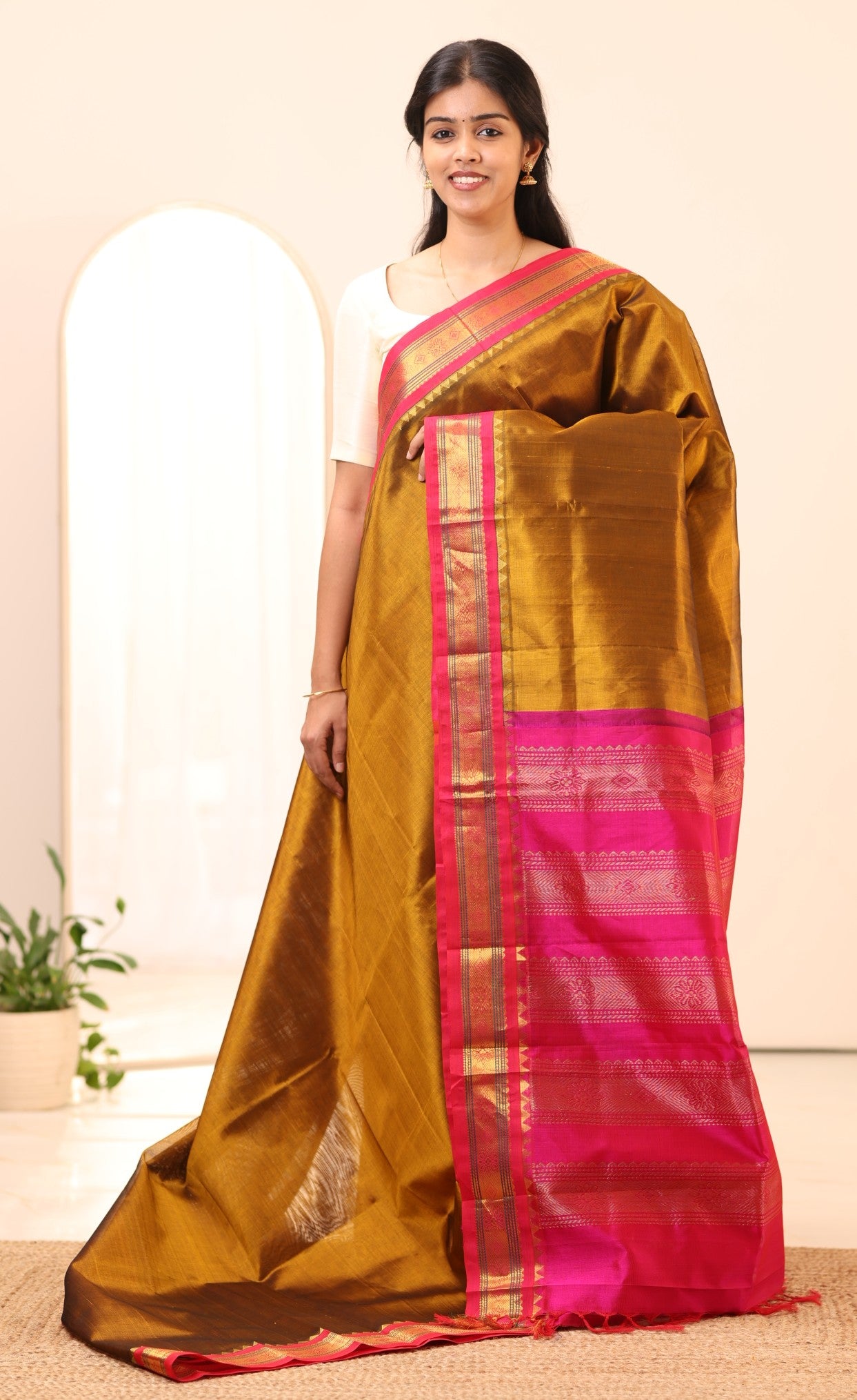 Kanchi Silk Cotton Saree A82