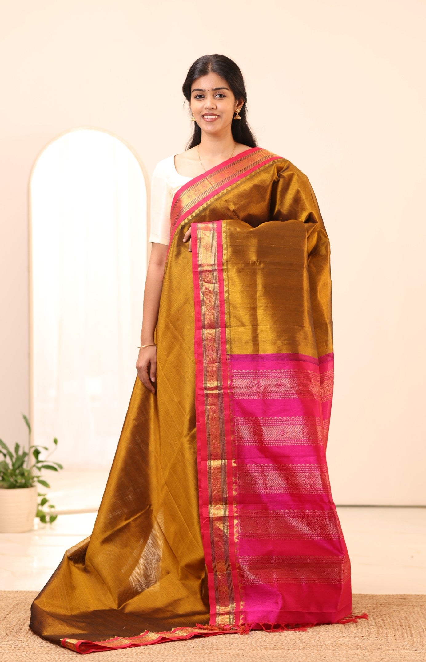 Kanchi Silk Cotton Saree A82