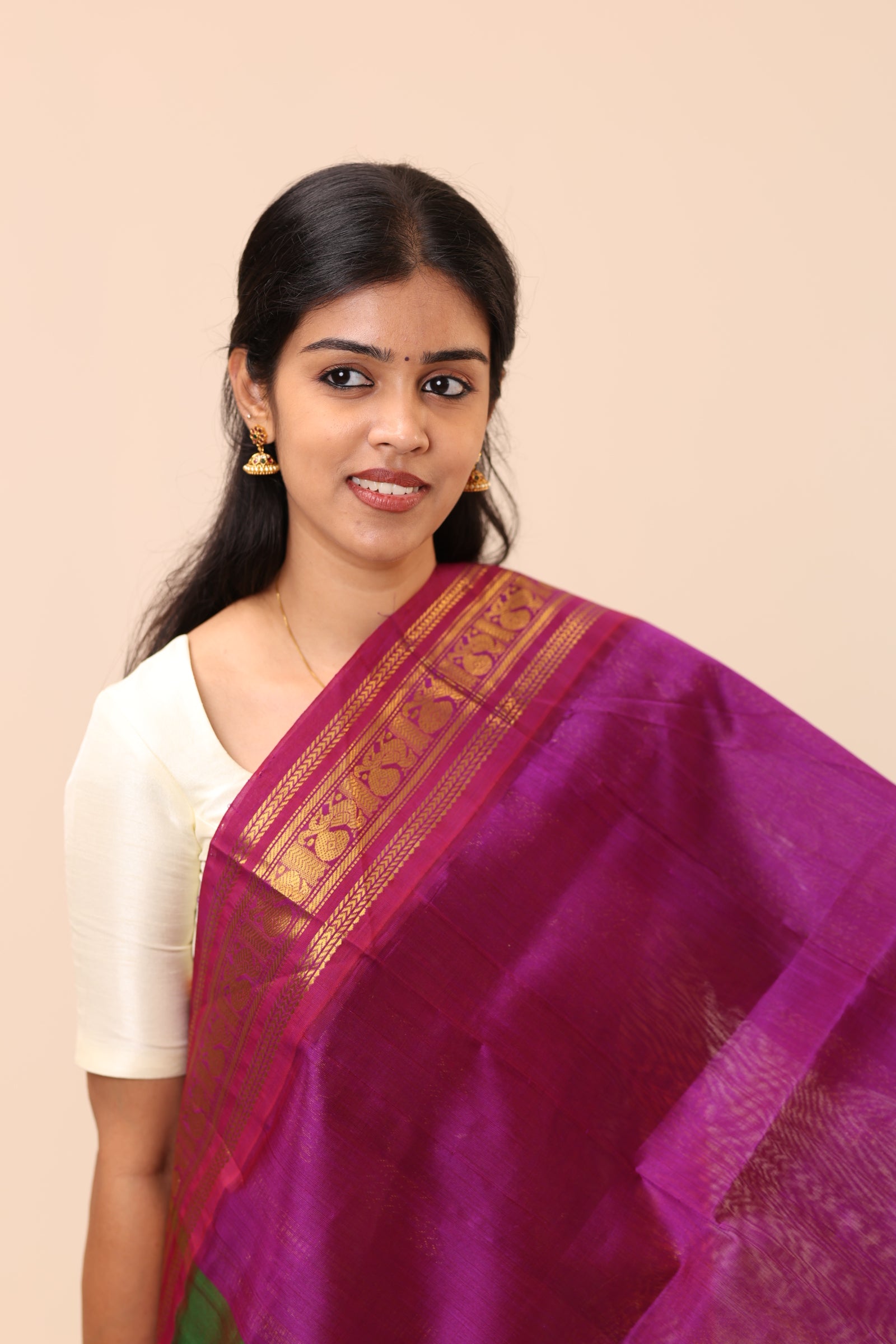 Kanchi Silk Cotton Saree A86