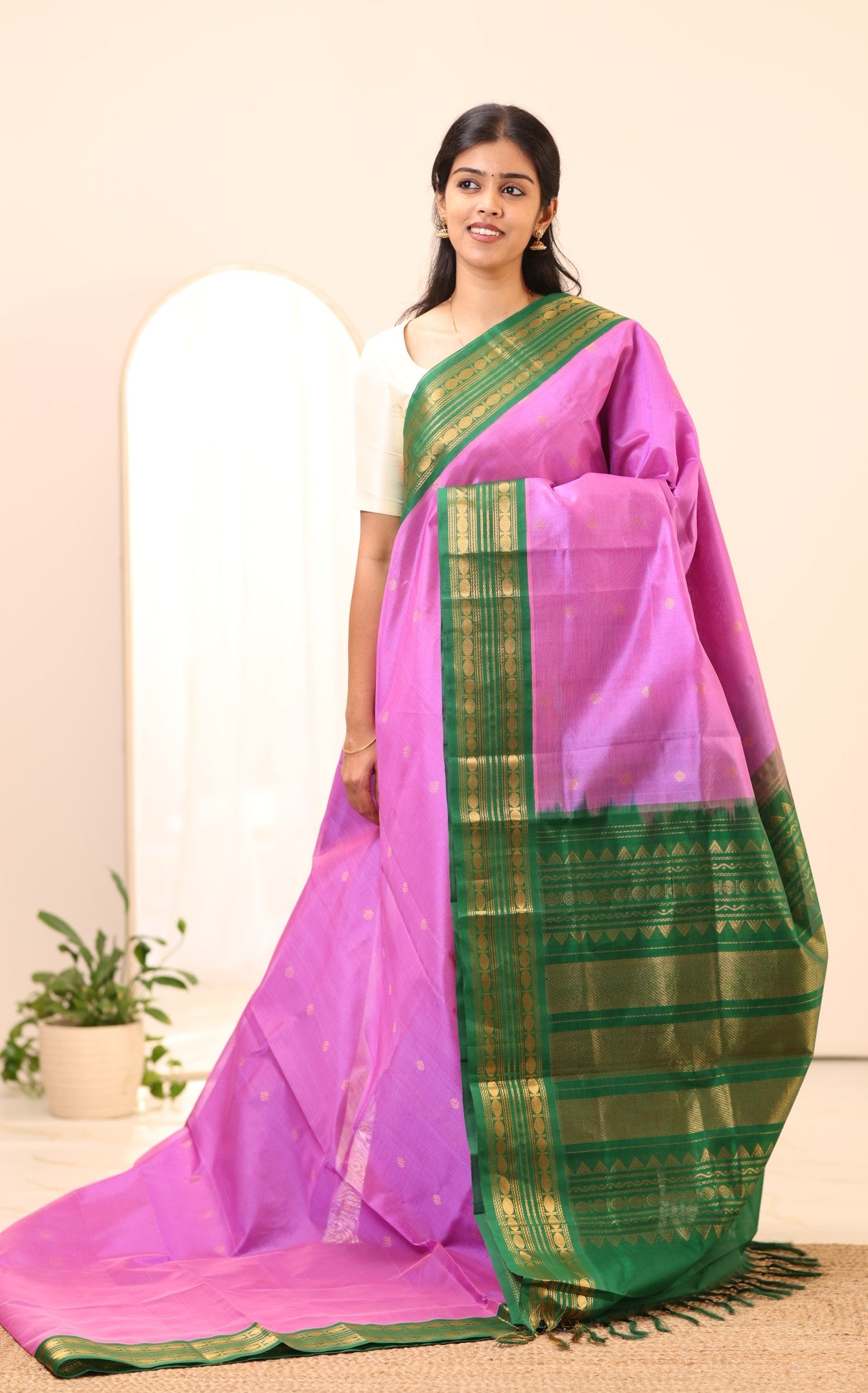 Kanchi Silk Cotton Saree A88