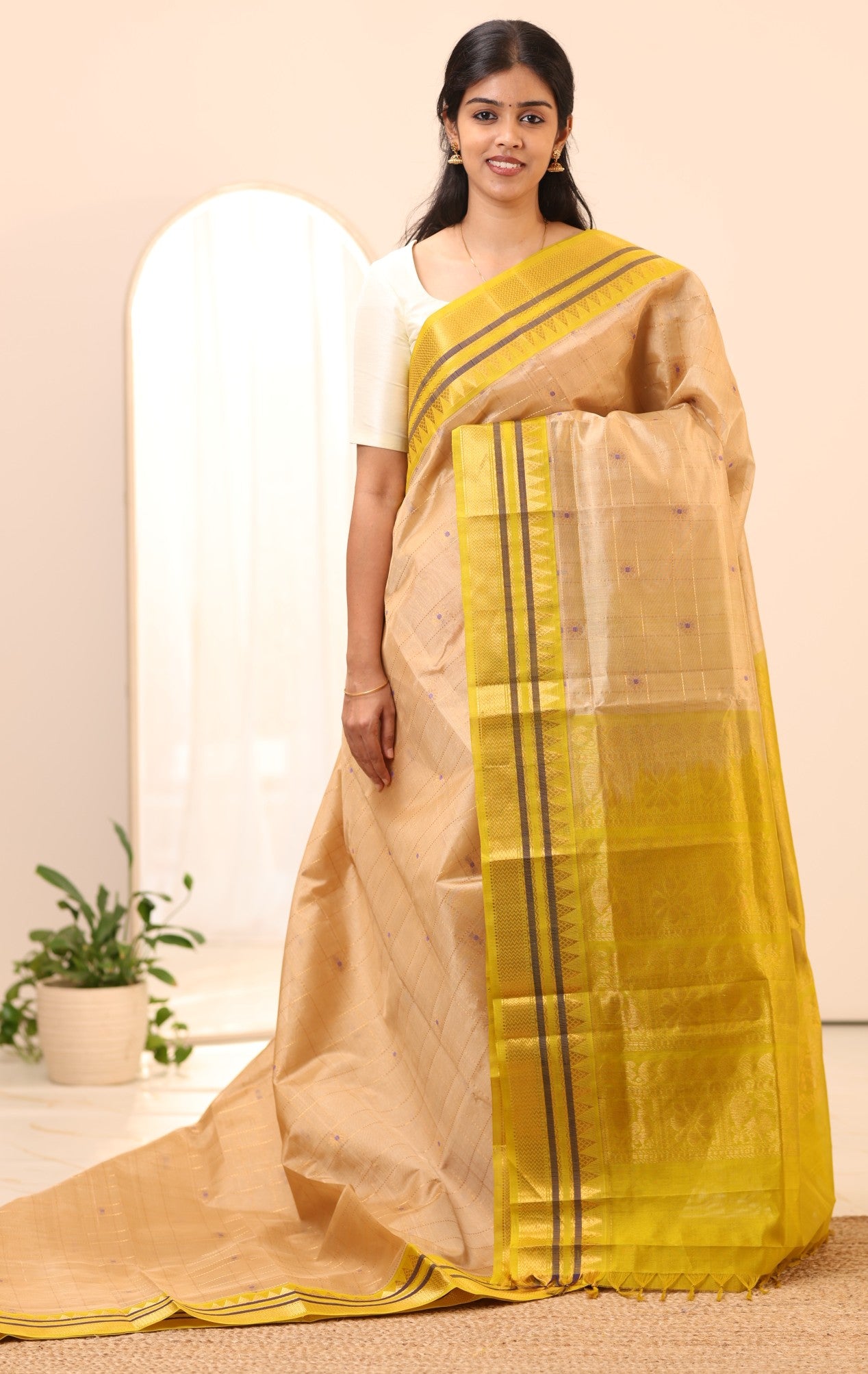 Kanchi Silk Cotton Saree A90