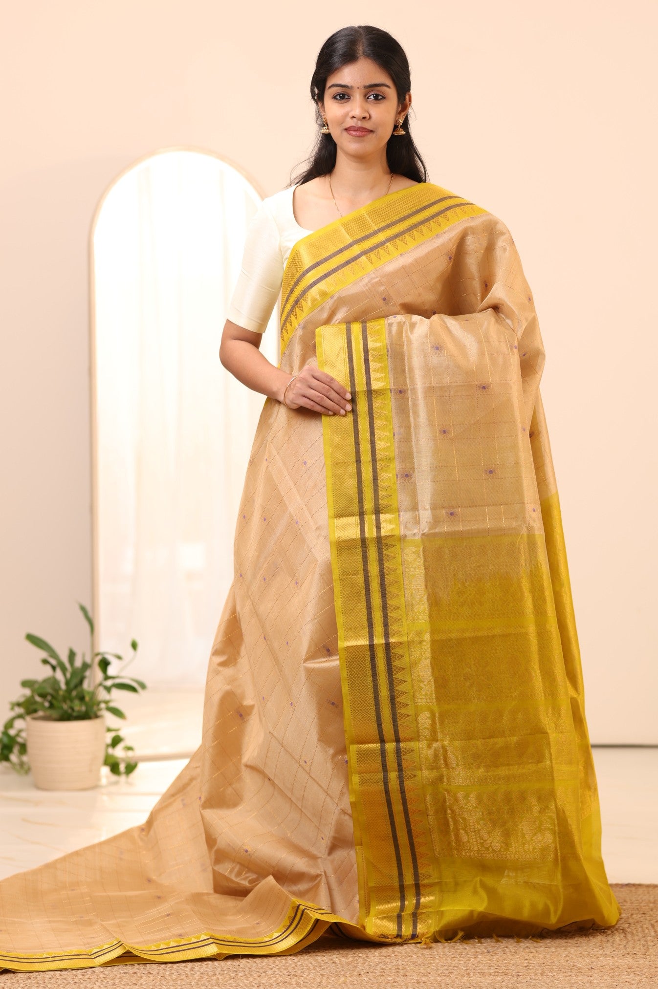 Kanchi Silk Cotton Saree A90